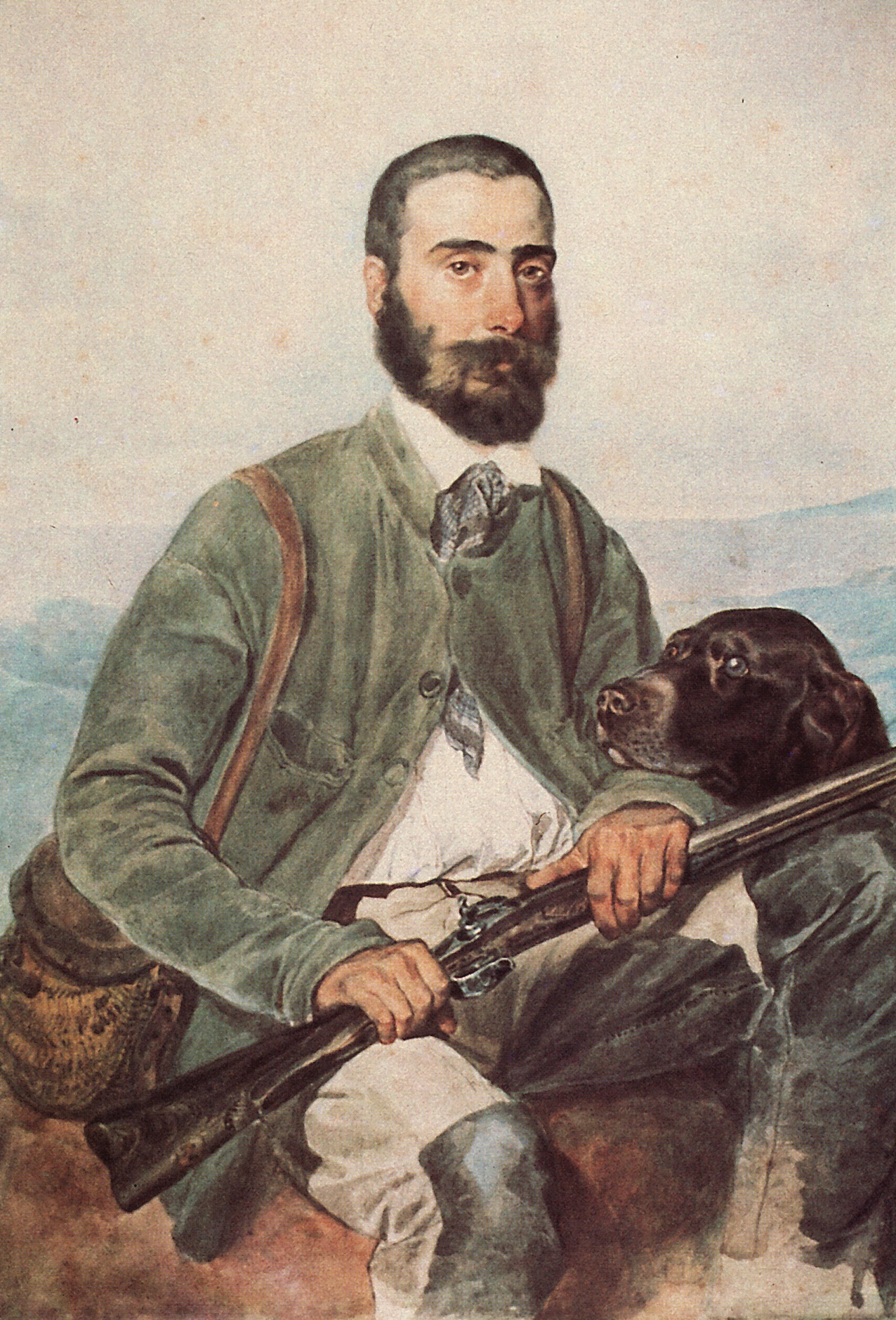 Брюллов К.. Портрет Мариано Титтони. 1850-1852