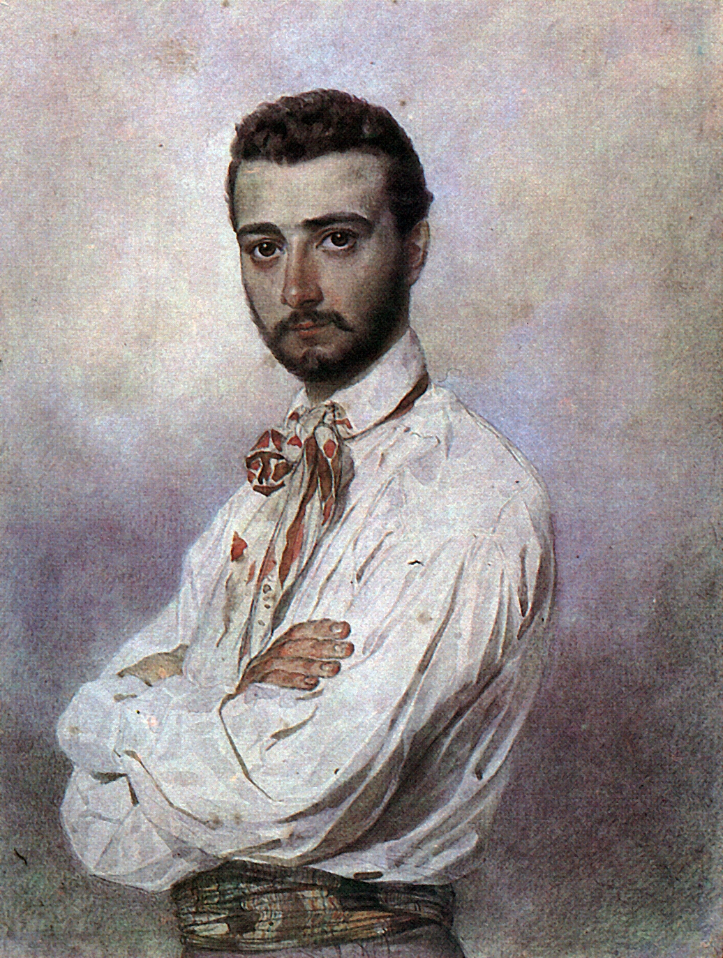 Брюллов К.. Портрет Винченцо Титтони. 1850-1852
