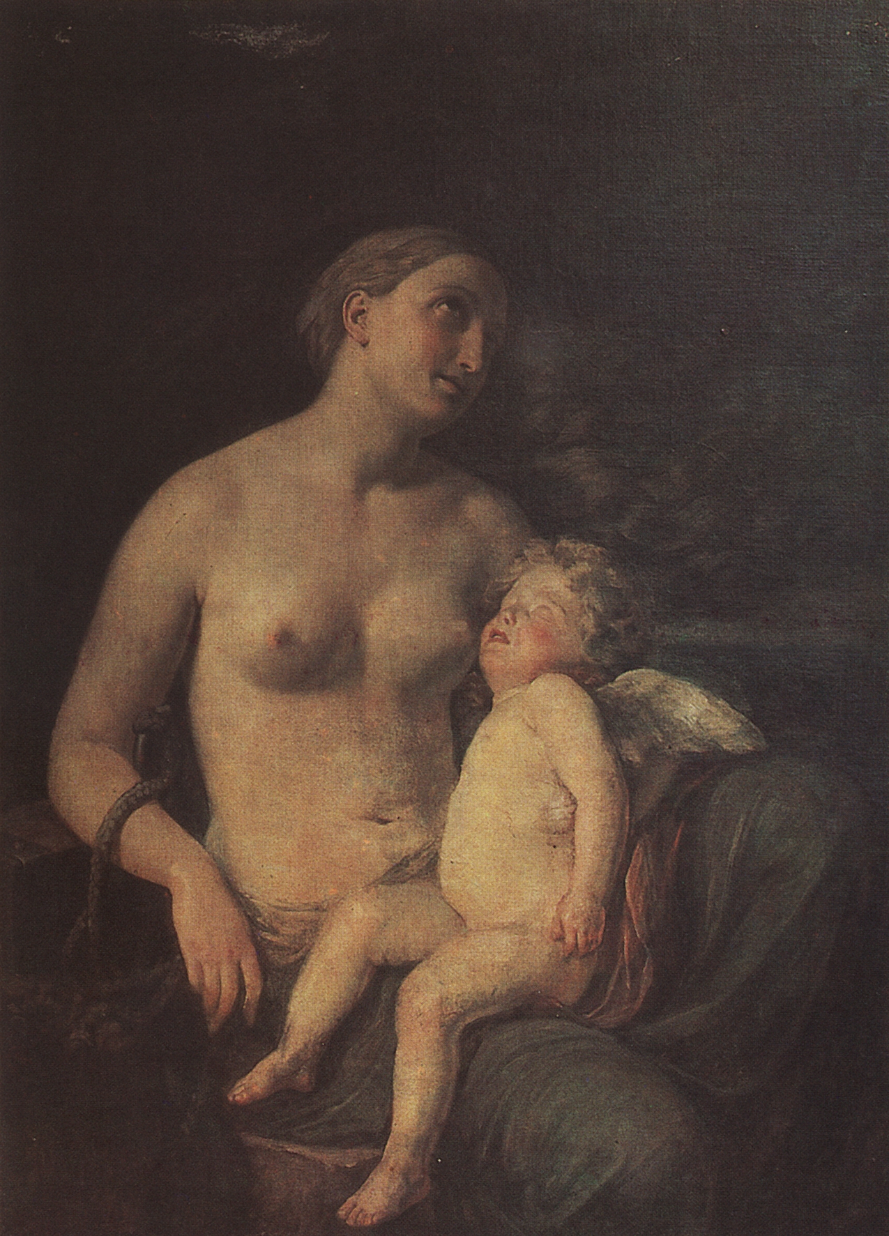 Брюллов К.. Надежда, питающая любовь. 1824