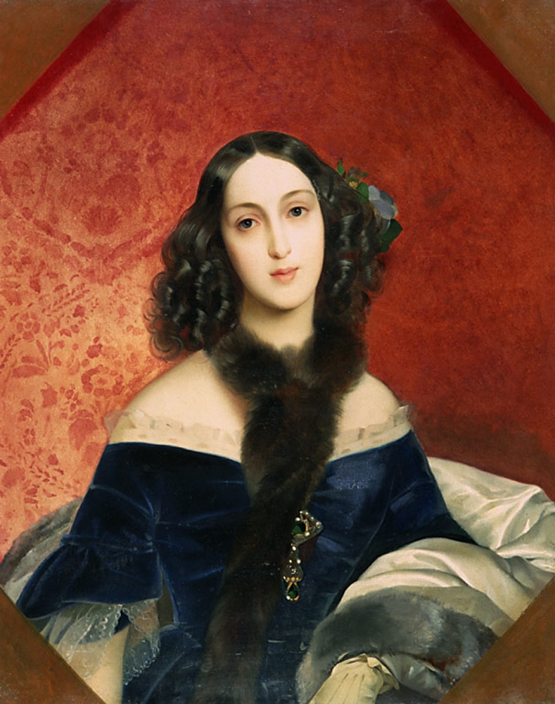 Брюллов К.. Портрет М.А. Бек. 1840