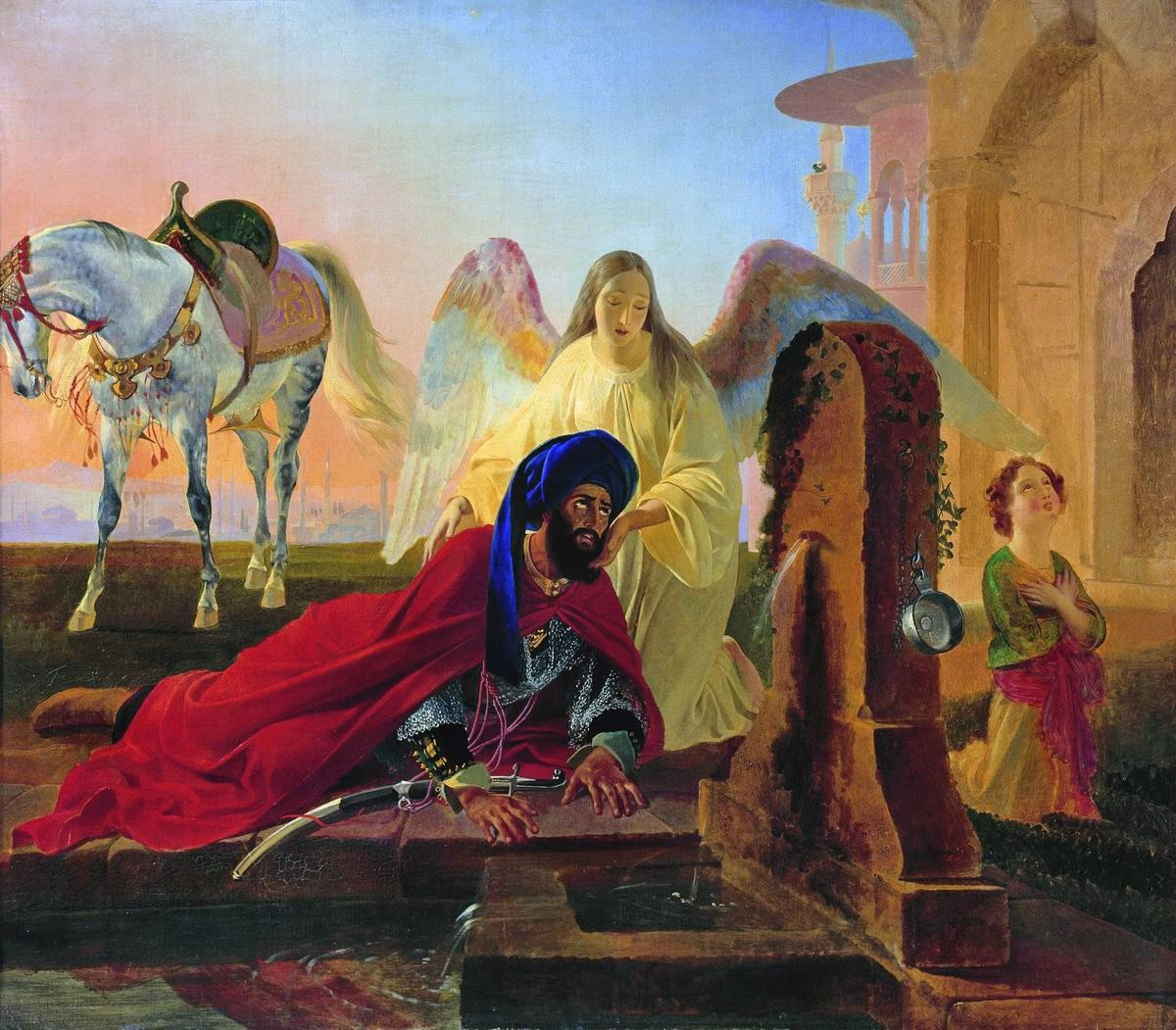 Брюллов К.. Пери и ангел. 1839-1843