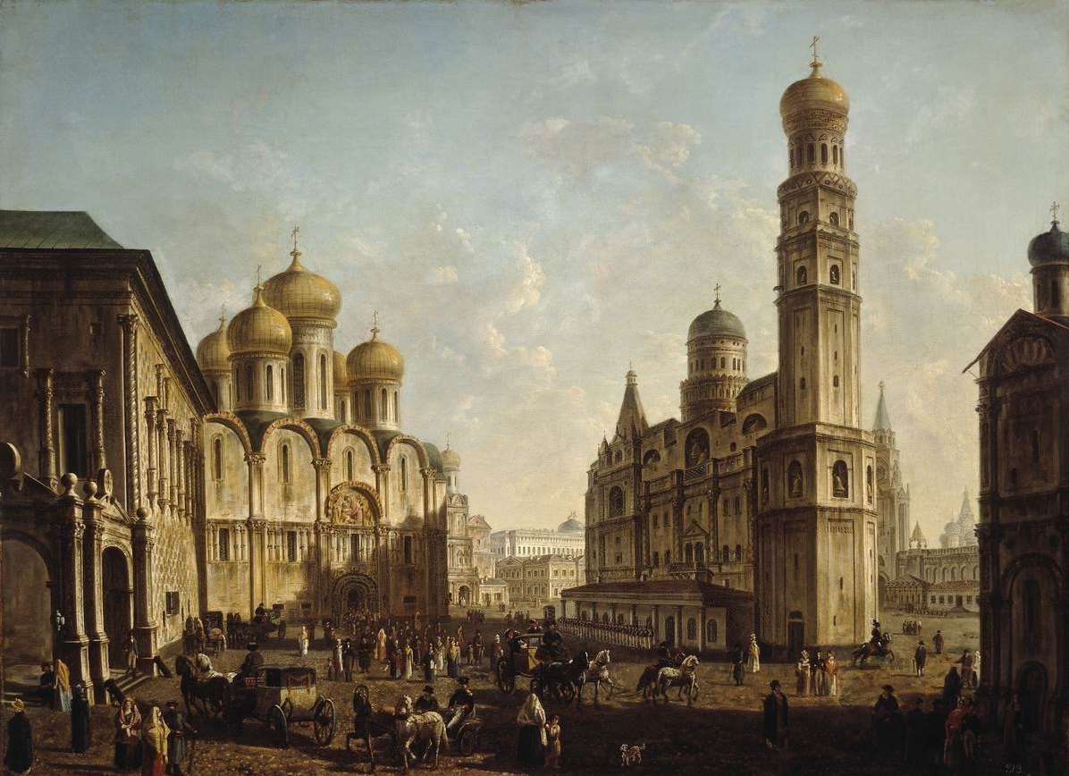 Алексеев Ф.. Соборная площадь в Московском Кремле. Не датировано