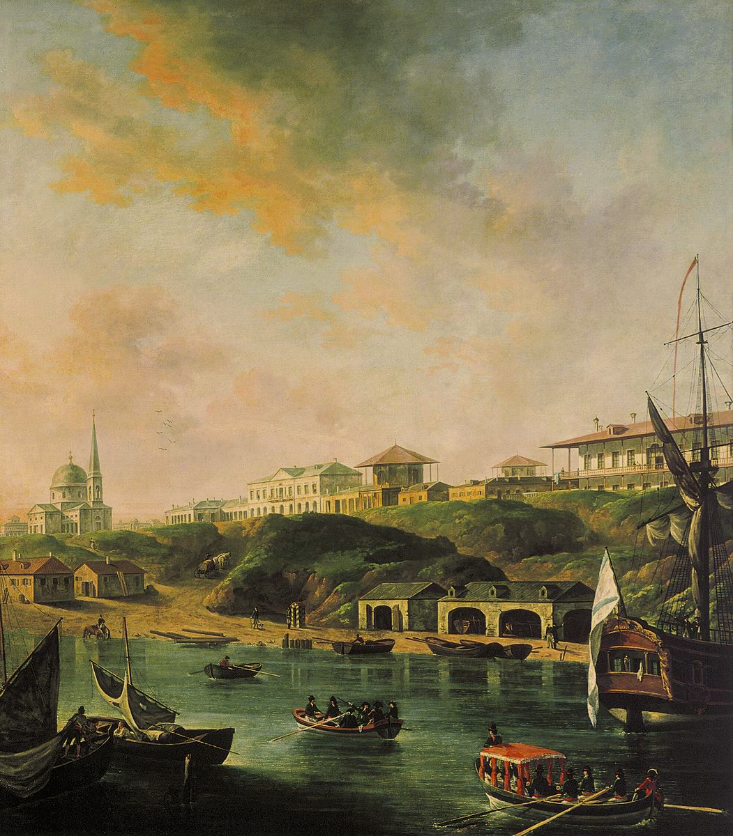 Алексеев Ф.. Вид города Николаева. 1799