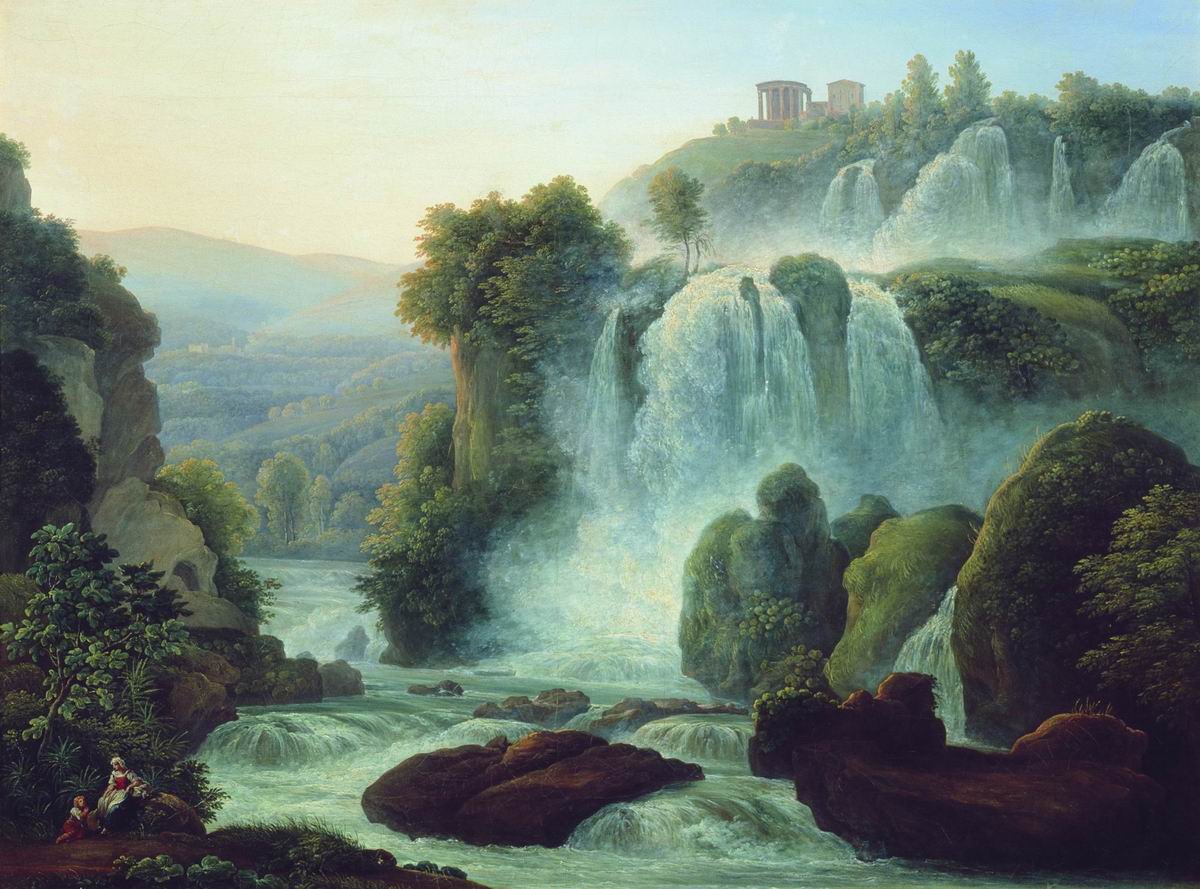 Матвеев Ф.. Каскад близ Рима. 1806