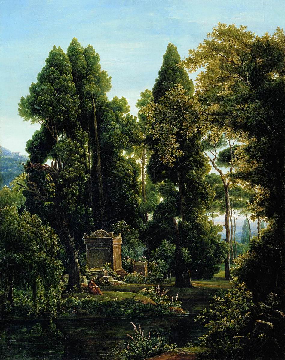 Матвеев Ф.. Итальянский пейзаж. 1820
