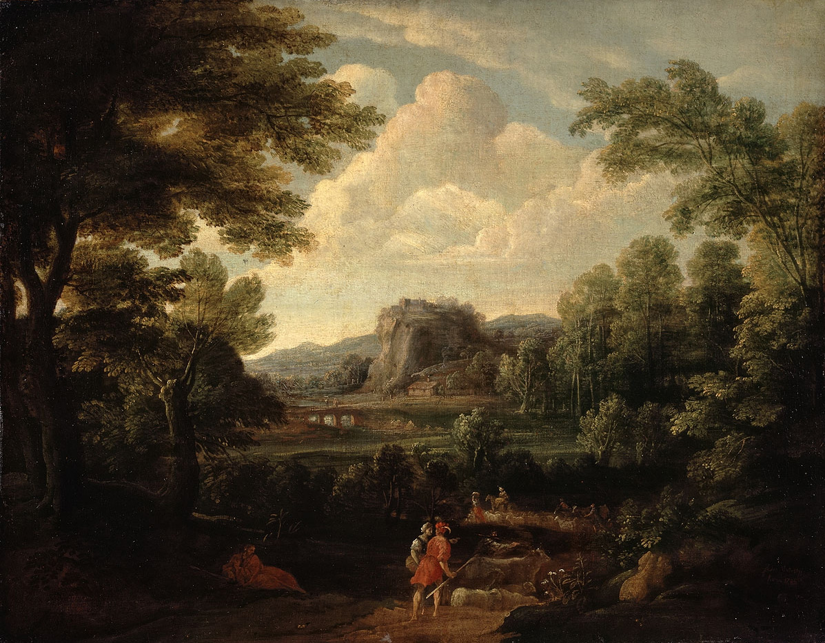 Матвеев Ф.. Вид в Тиволи близ Рима. 1794