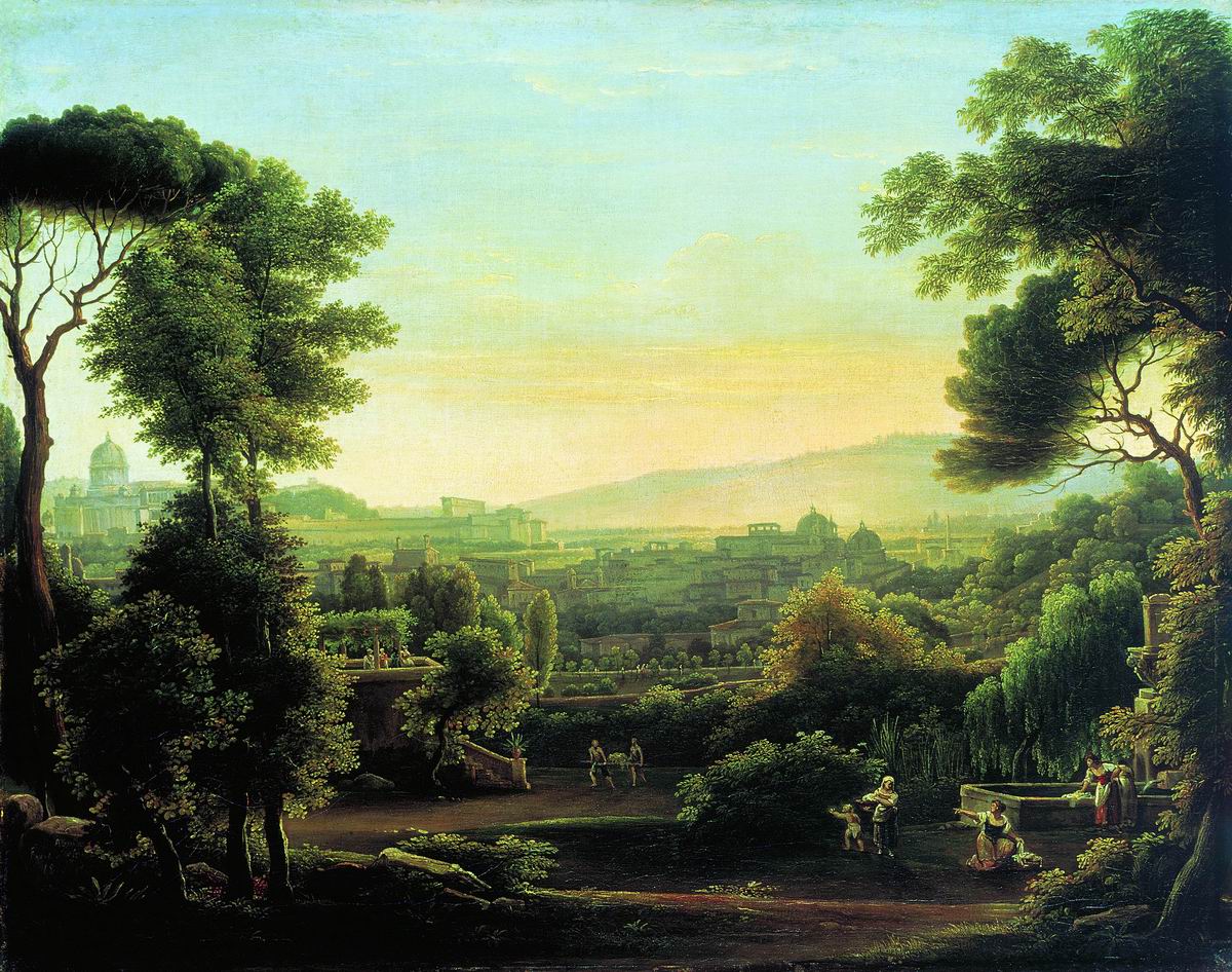 Матвеев Ф.. Окрестности Рима. 1810