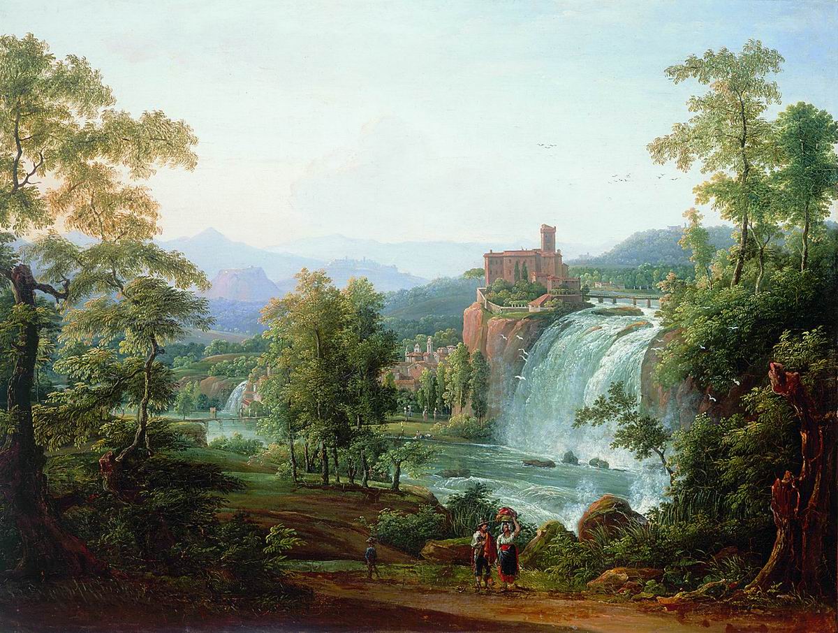 Матвеев Ф.. Водопад. 1800-е