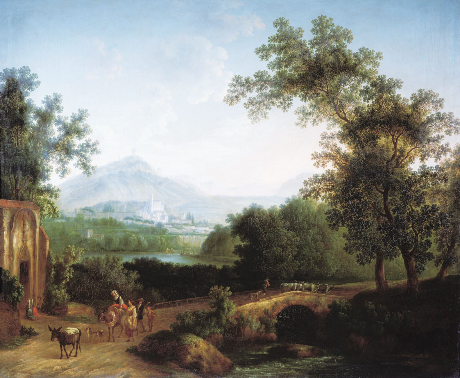 Петров В.П.. Итальянский пейзаж. 1806