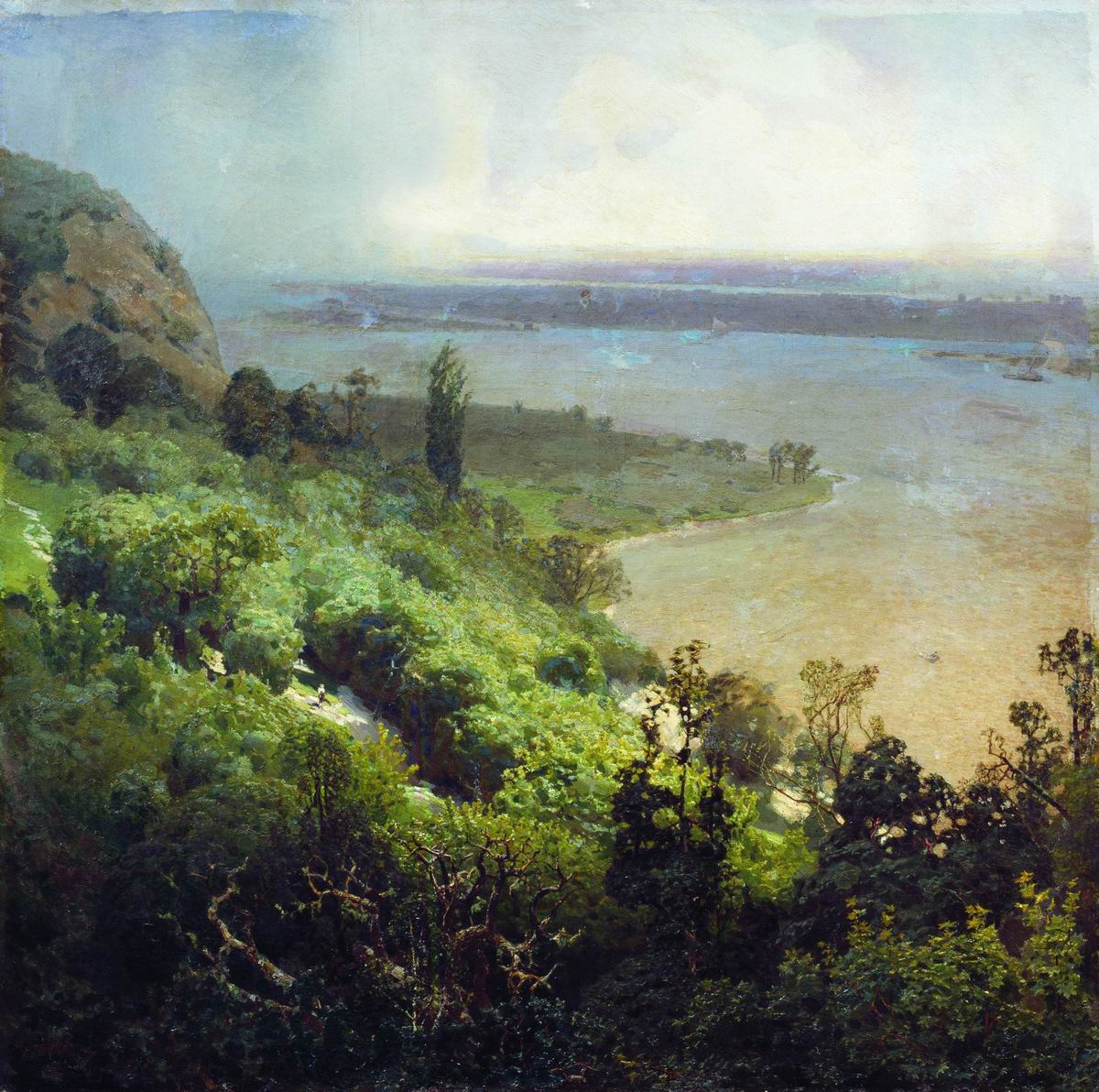 Васнецов А.. Днепр перед бурей. 1888