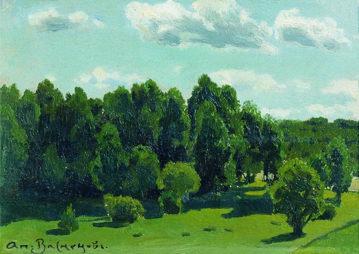 Васнецов А.. Летний пейзаж. 1902