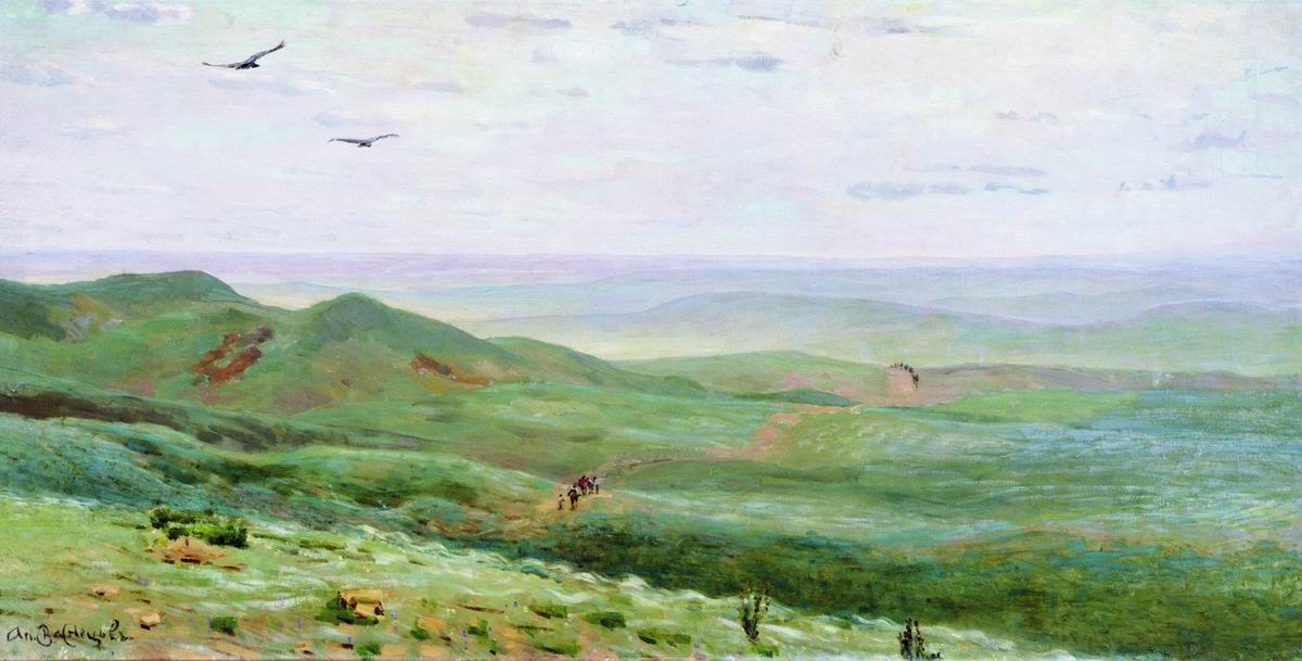 Васнецов А.. Оренбургские степи. 1893