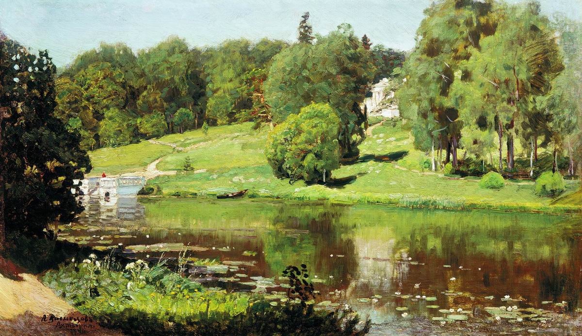 Васнецов А.. Ахтырка. Вид усадьбы. 1894