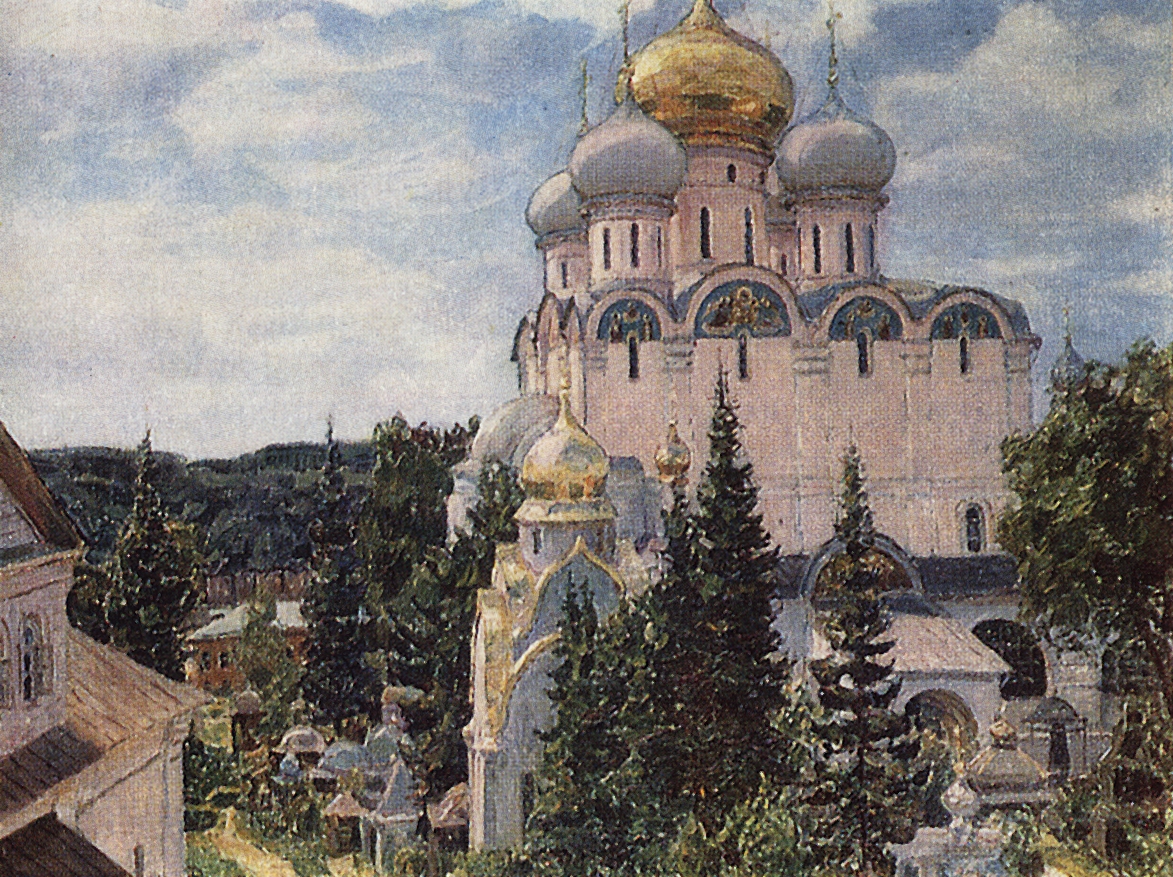 Васнецов А.. Новодевичий монастырь. Собор. 1926