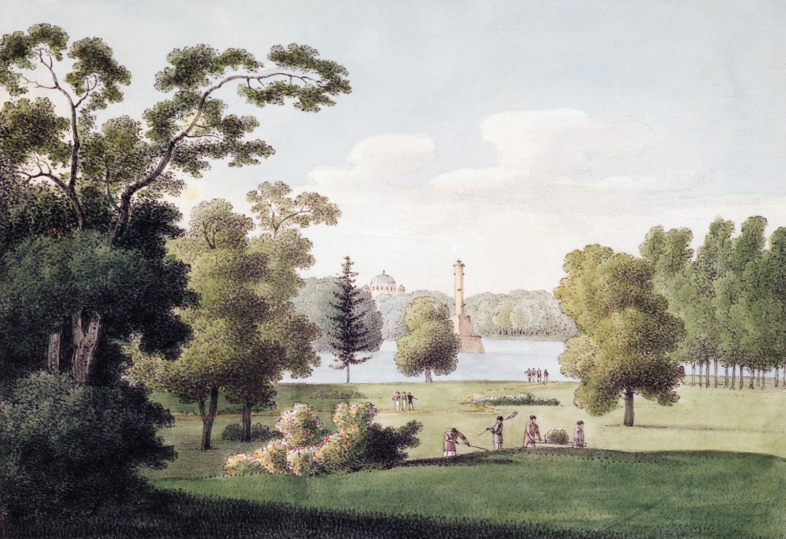 Мартынов А.. Царскосельский парк. 1821-1822