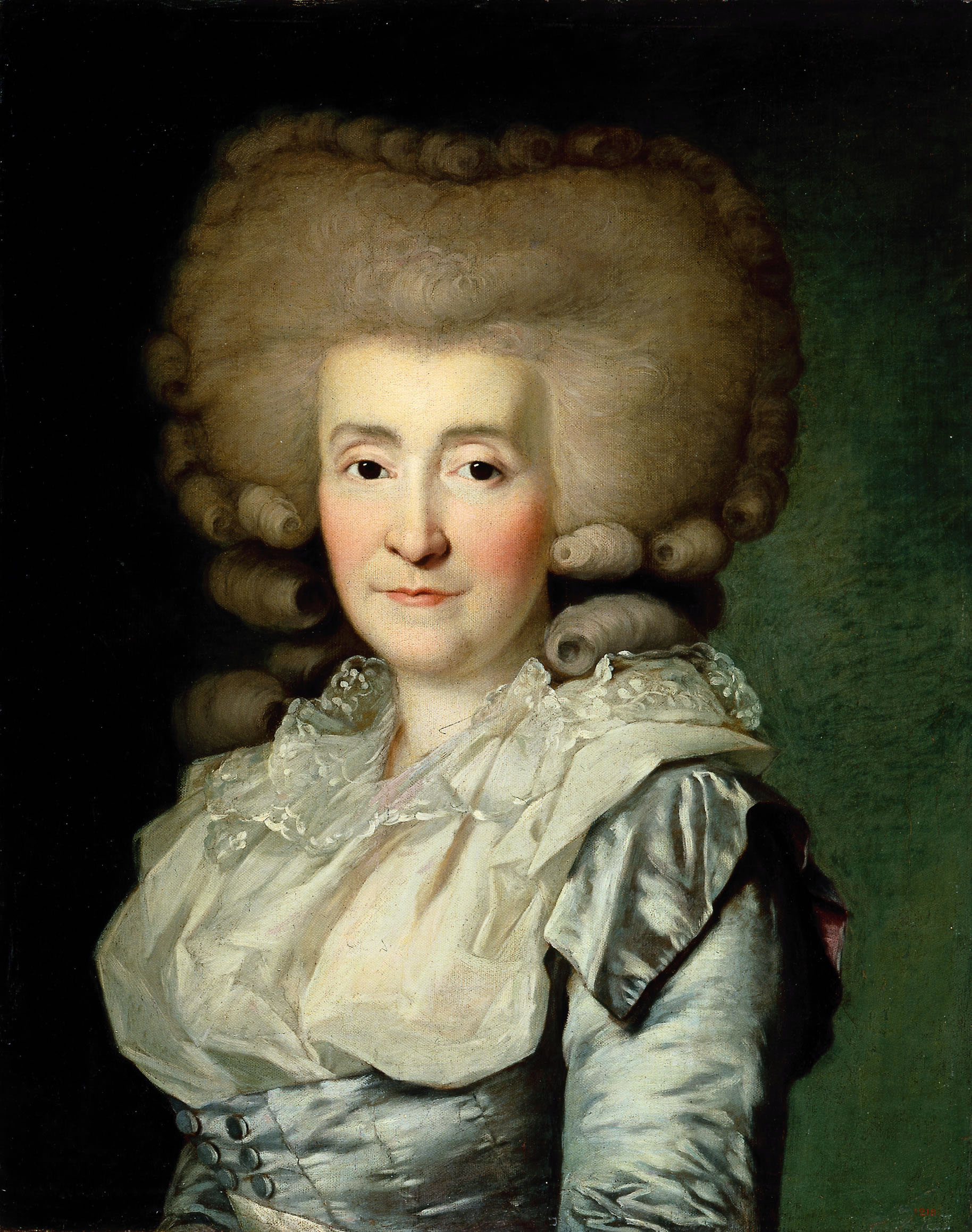 Родчев. Портрет неизвестной в сером платье. 1789