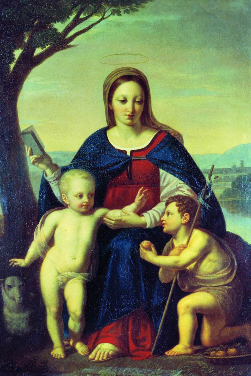 Егоров. Богоматерь с младенцем Хрисом и Иоанном Крестителем