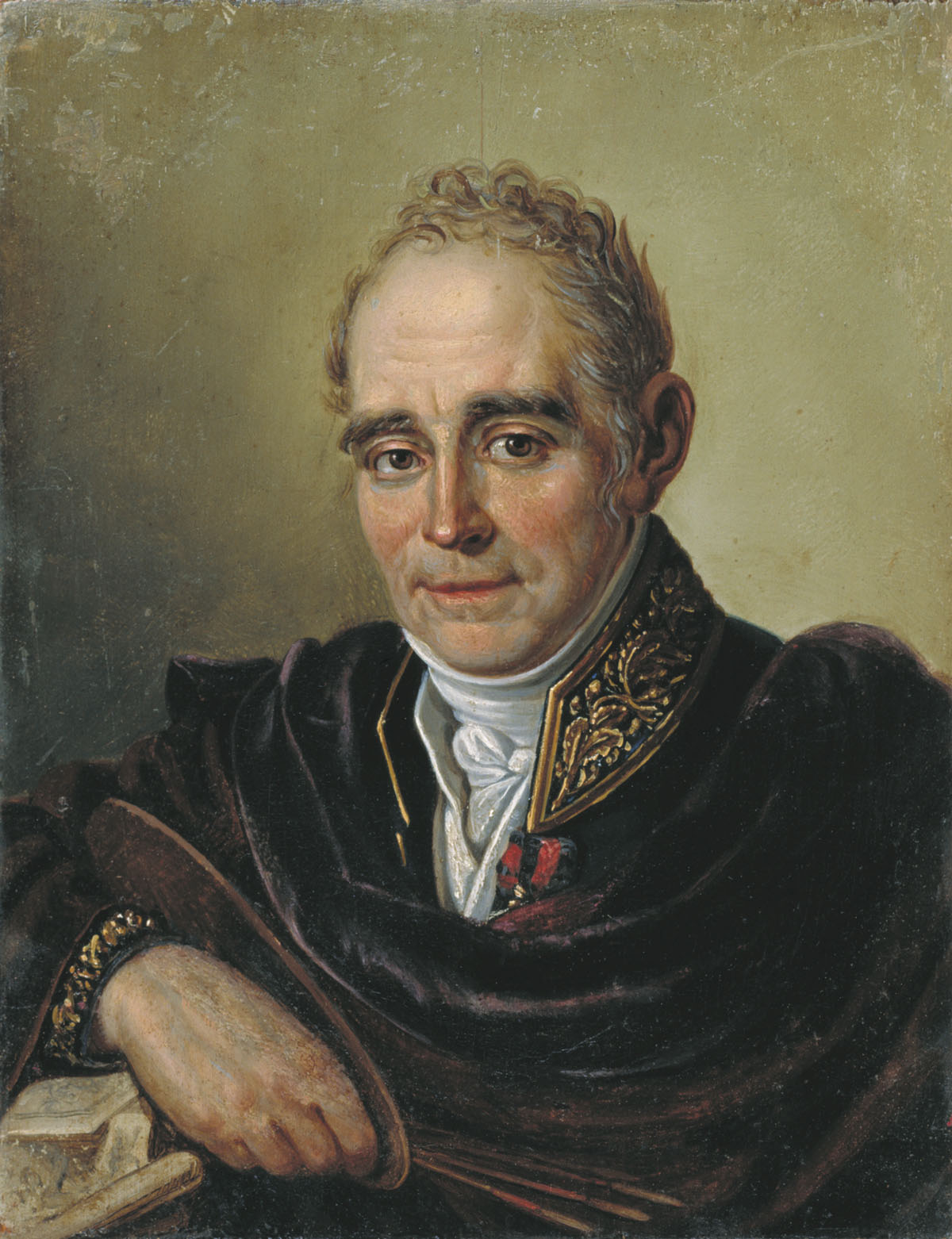 Бугаевский-Благодарный. Портрет художника В.Л. Боровиковского. 1824
