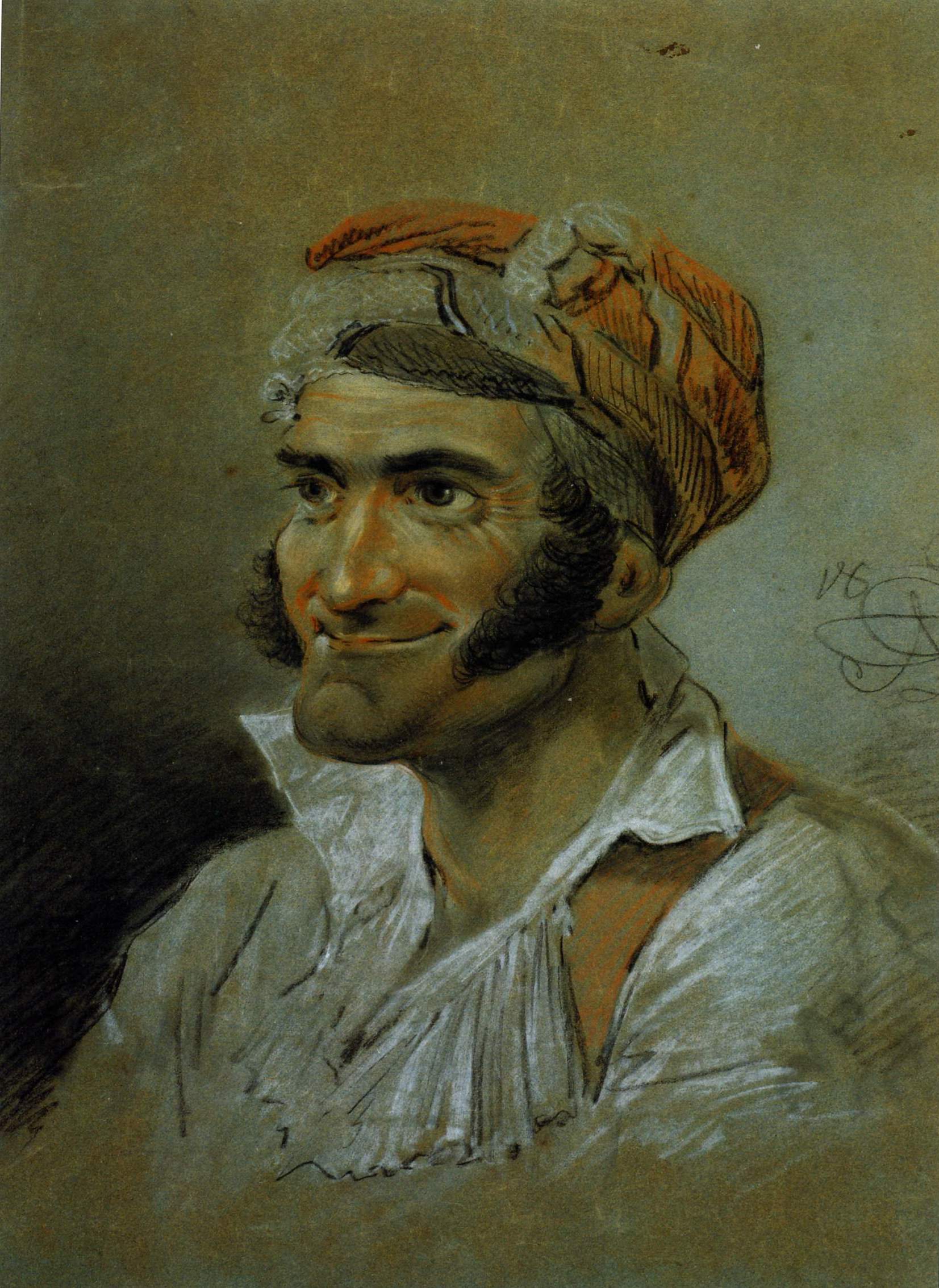 Орловский А.. Портрет итальянца . 1821
