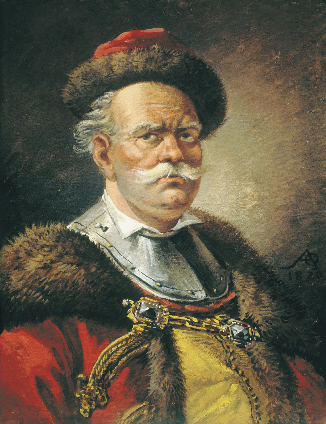 Орловский А.. Портрет польского шляхтича. 1820