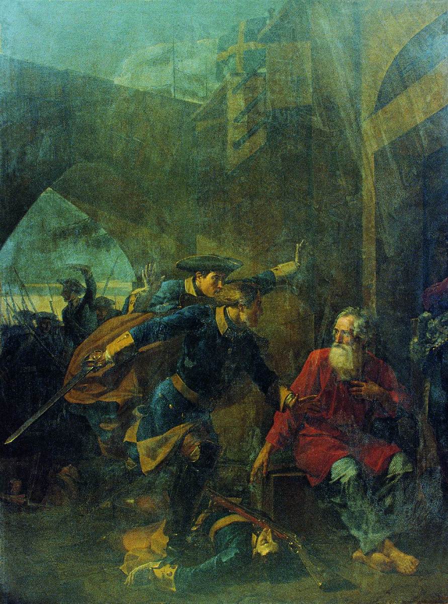 Шебуев. Подвиг купца Иголкина (Эпизод из Северной войны). 1839