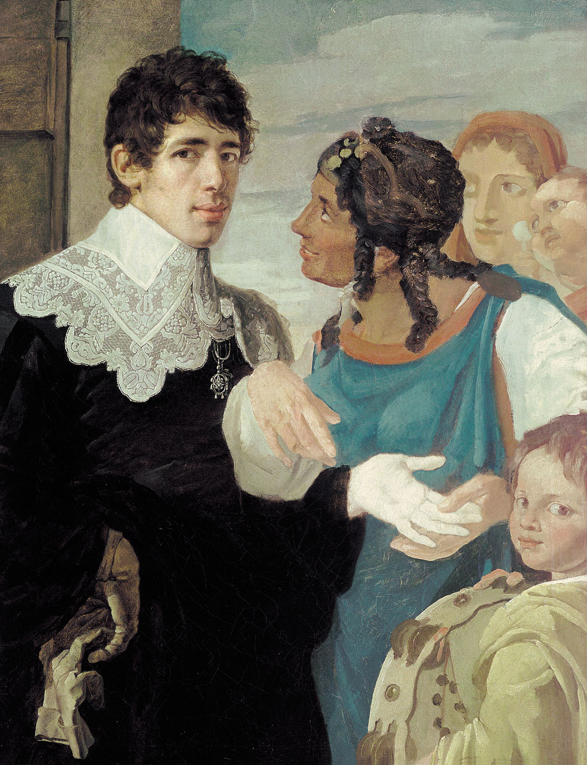 Шебуев. Гадание. Автопортрет. 1805-1807