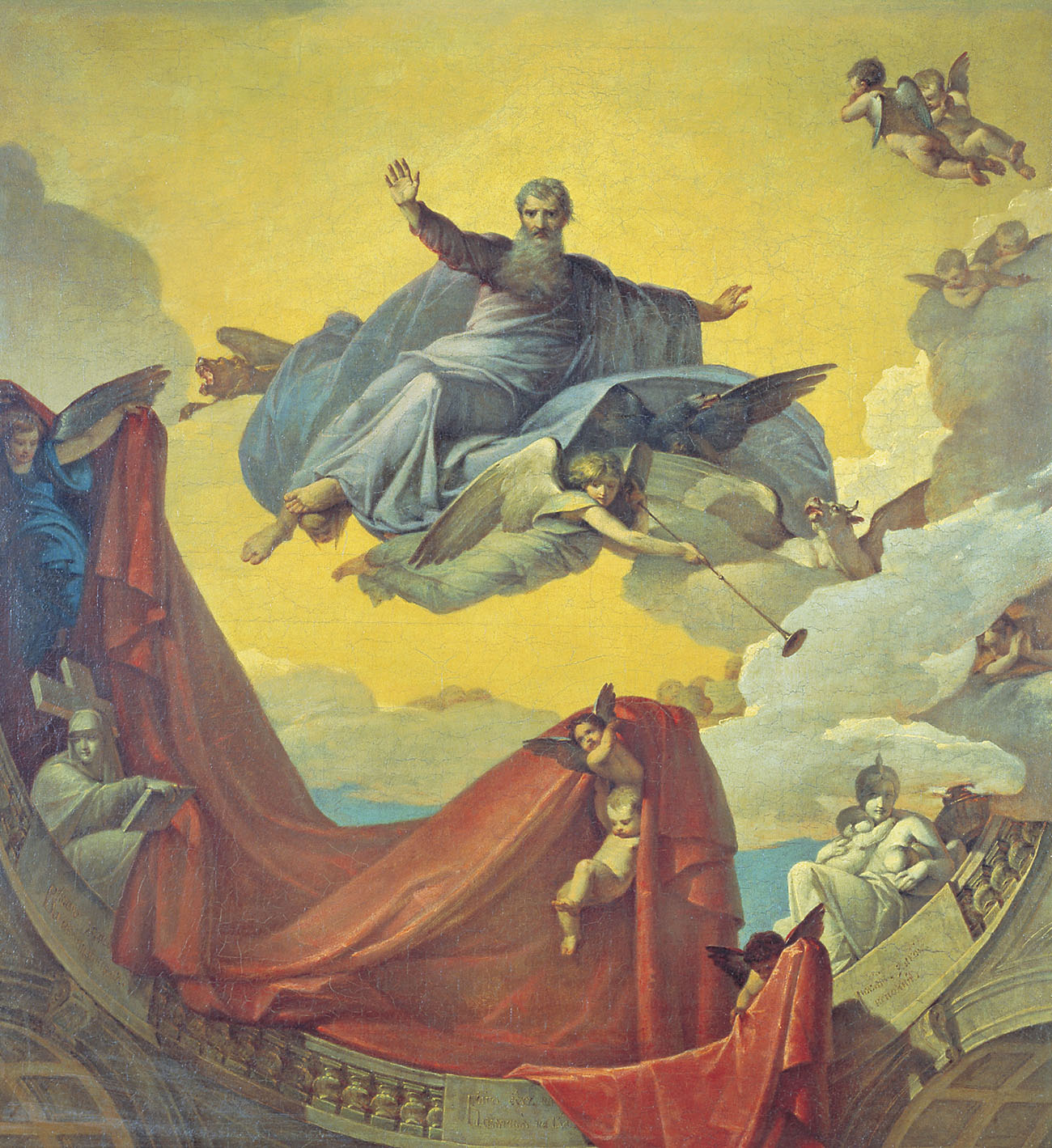 Шебуев. Видение пророка Иезекииля. 1836