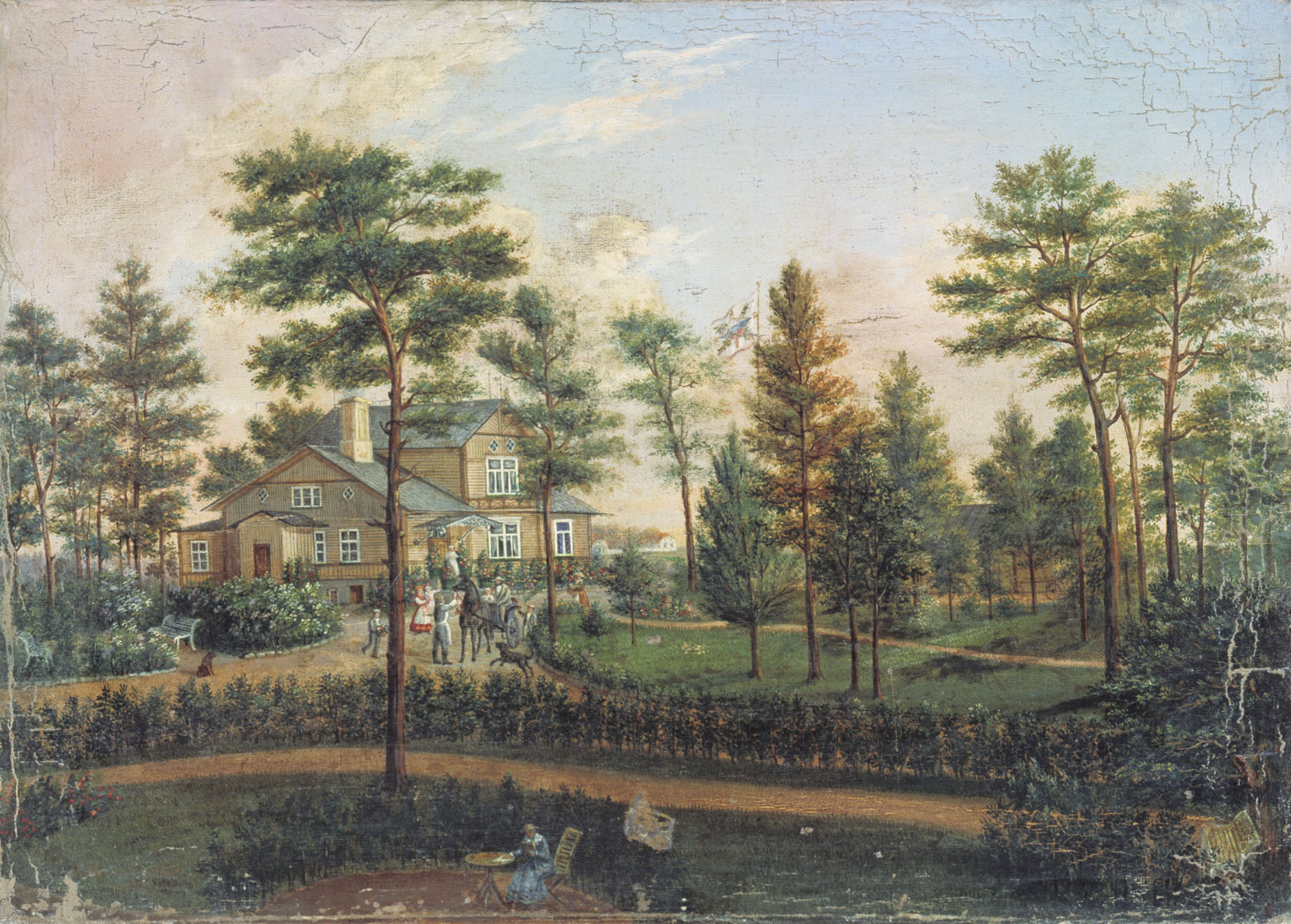 Галактионов. Дача в парке. 1852
