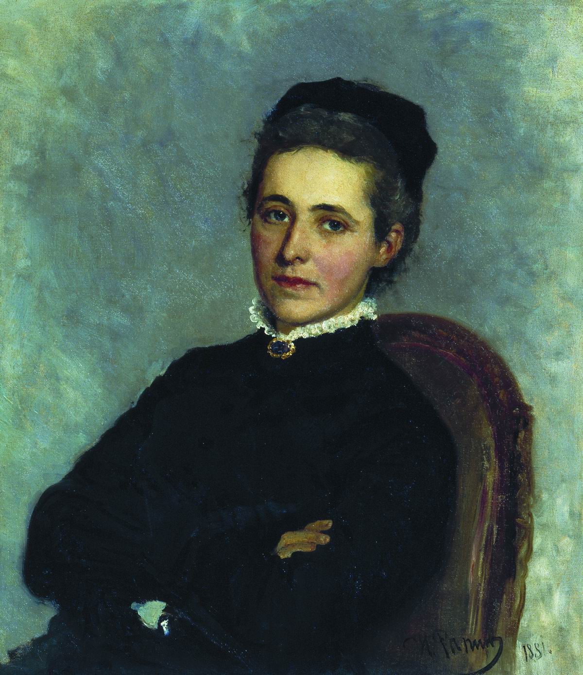 Репин И.. Портрет Ю.Б.Репман. 1881