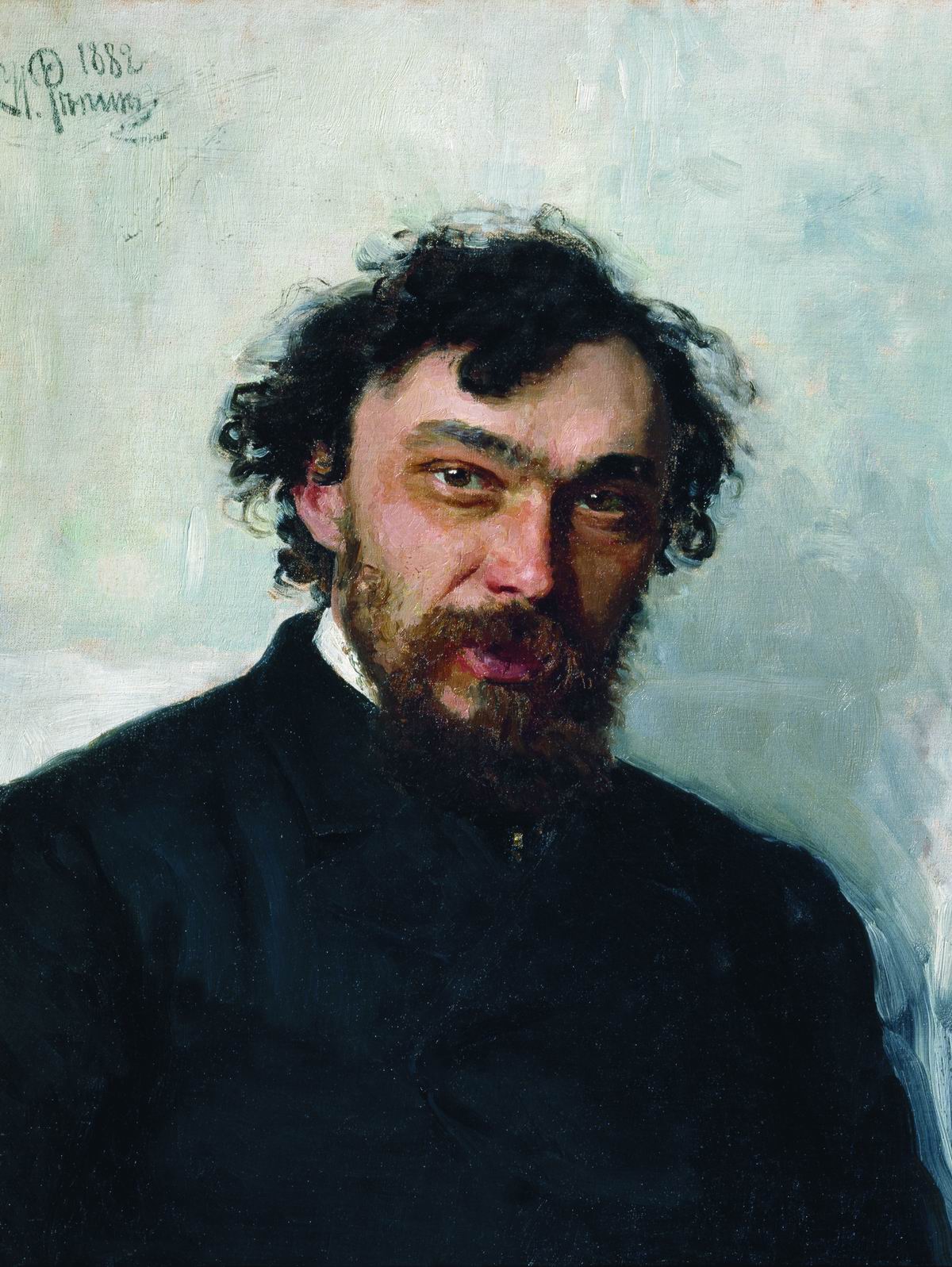 Репин И.. Портрет художника И.П.Похитонова. 1882