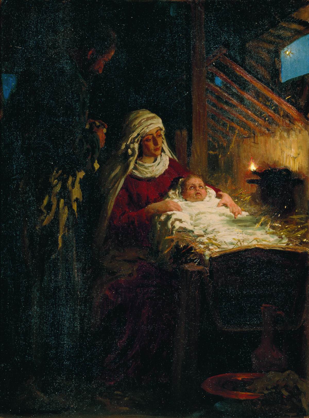 Репин И.. Рождество Христово. 1890
