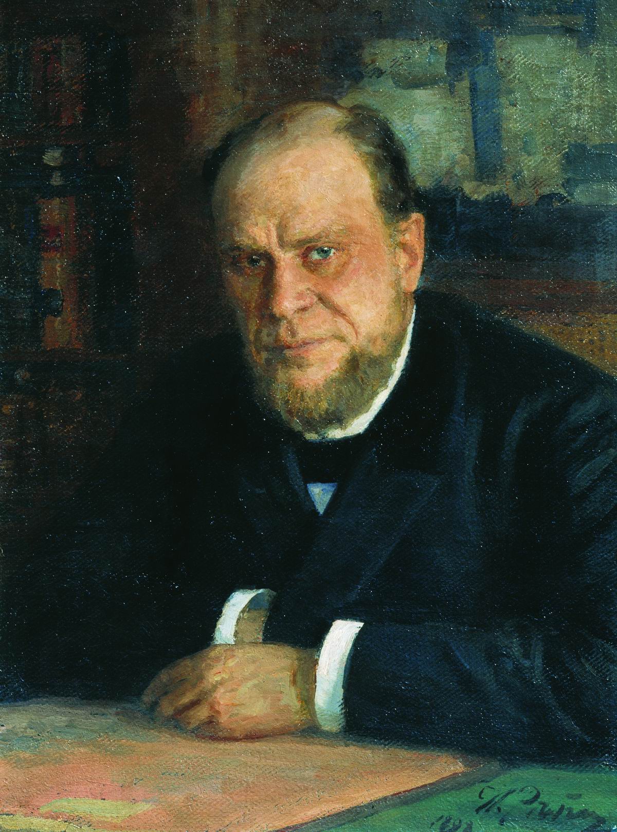 Репин И.. Портрет А.Ф.Кони. 1898