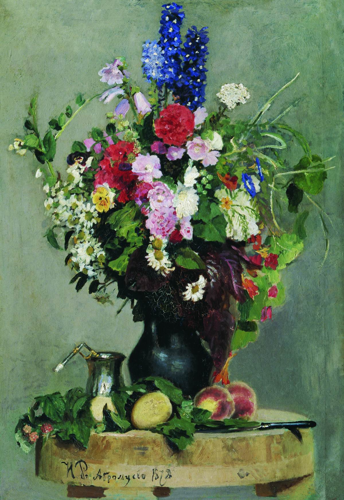 Репин И.. Букет цветов. 1878