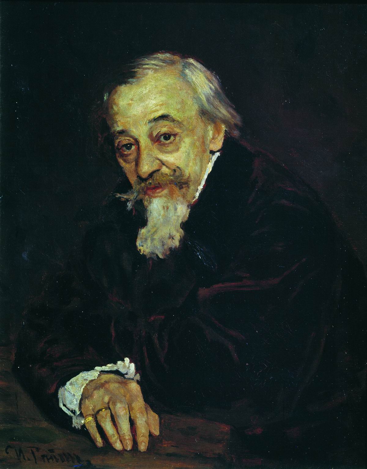 Репин И.. Портрет артиста В.В.Самойлова. 1902