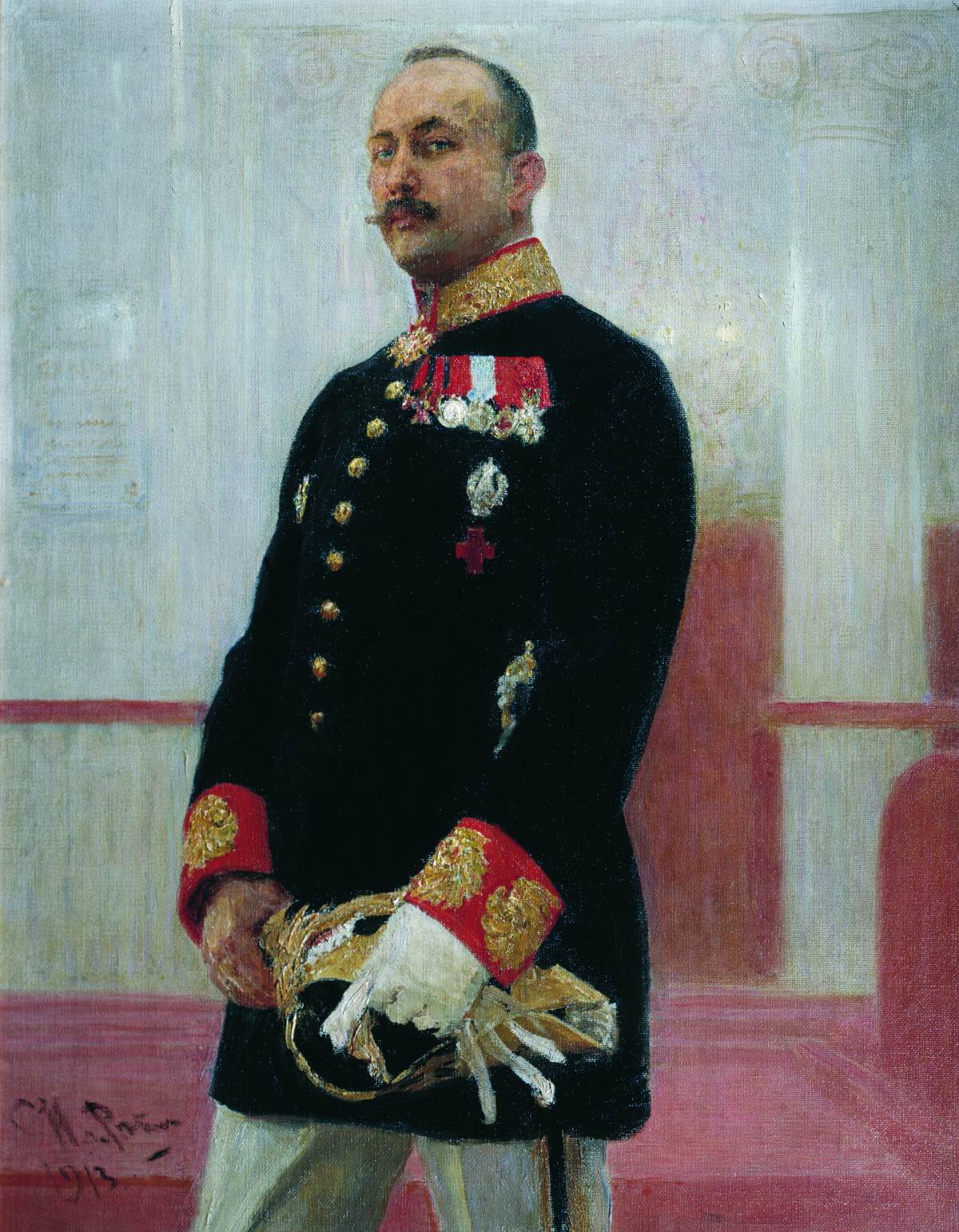 Репин И.. Портрет В.В.Гудовича. 1913