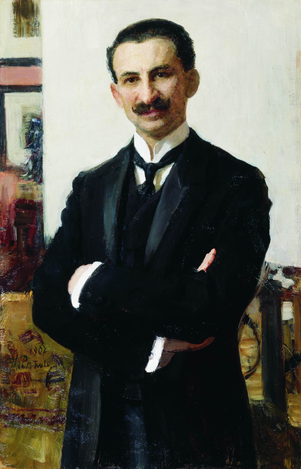 Репин И.. Портрет Г.И.Шоофса. 1907