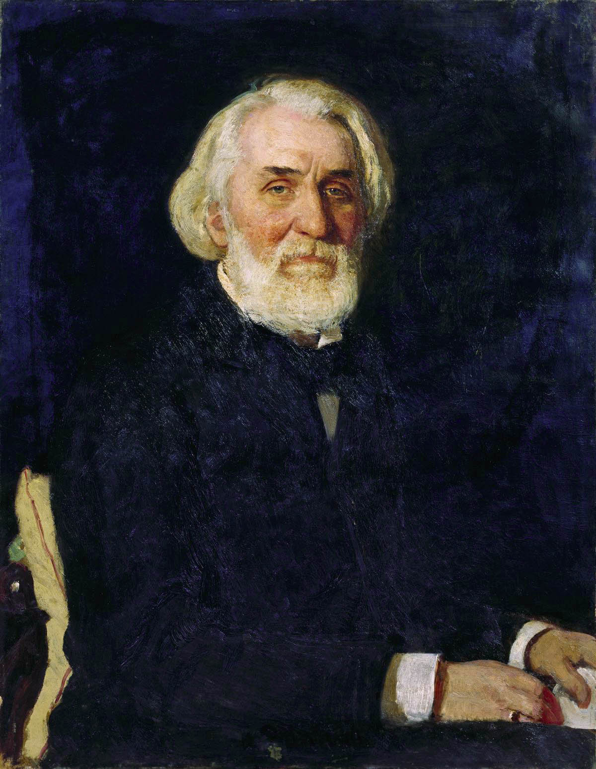 Репин И.. Портрет И.С.Тургенева. 1879
