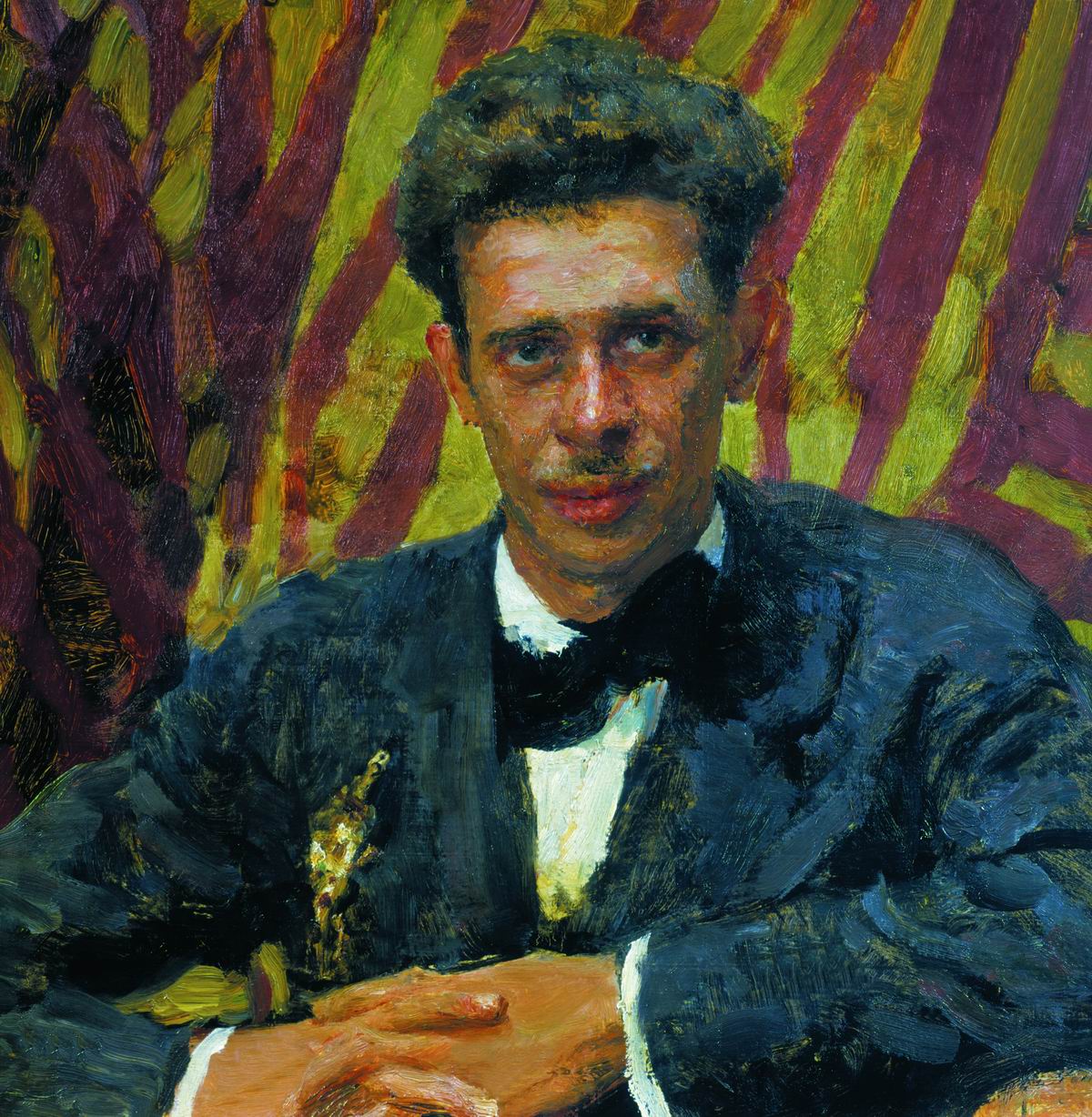 Репин И.. Портрет Николая Ремизова. 1917
