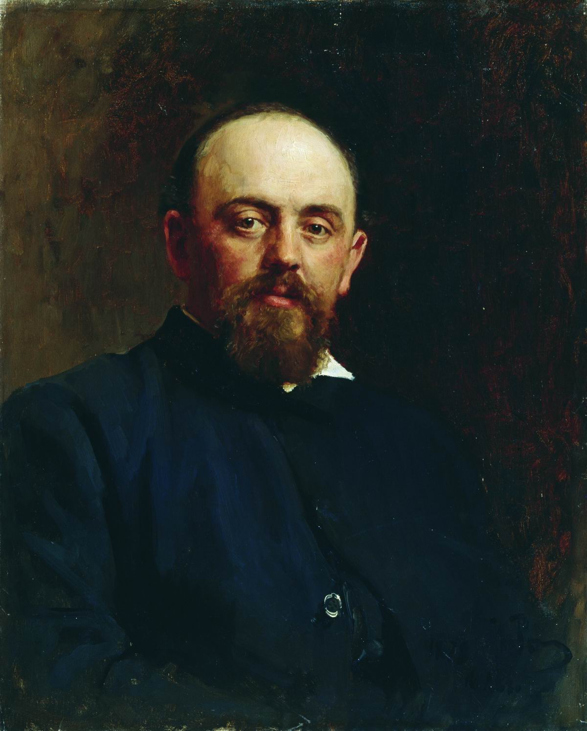 Репин И.. Портрет С.И.Мамонтова. 1878