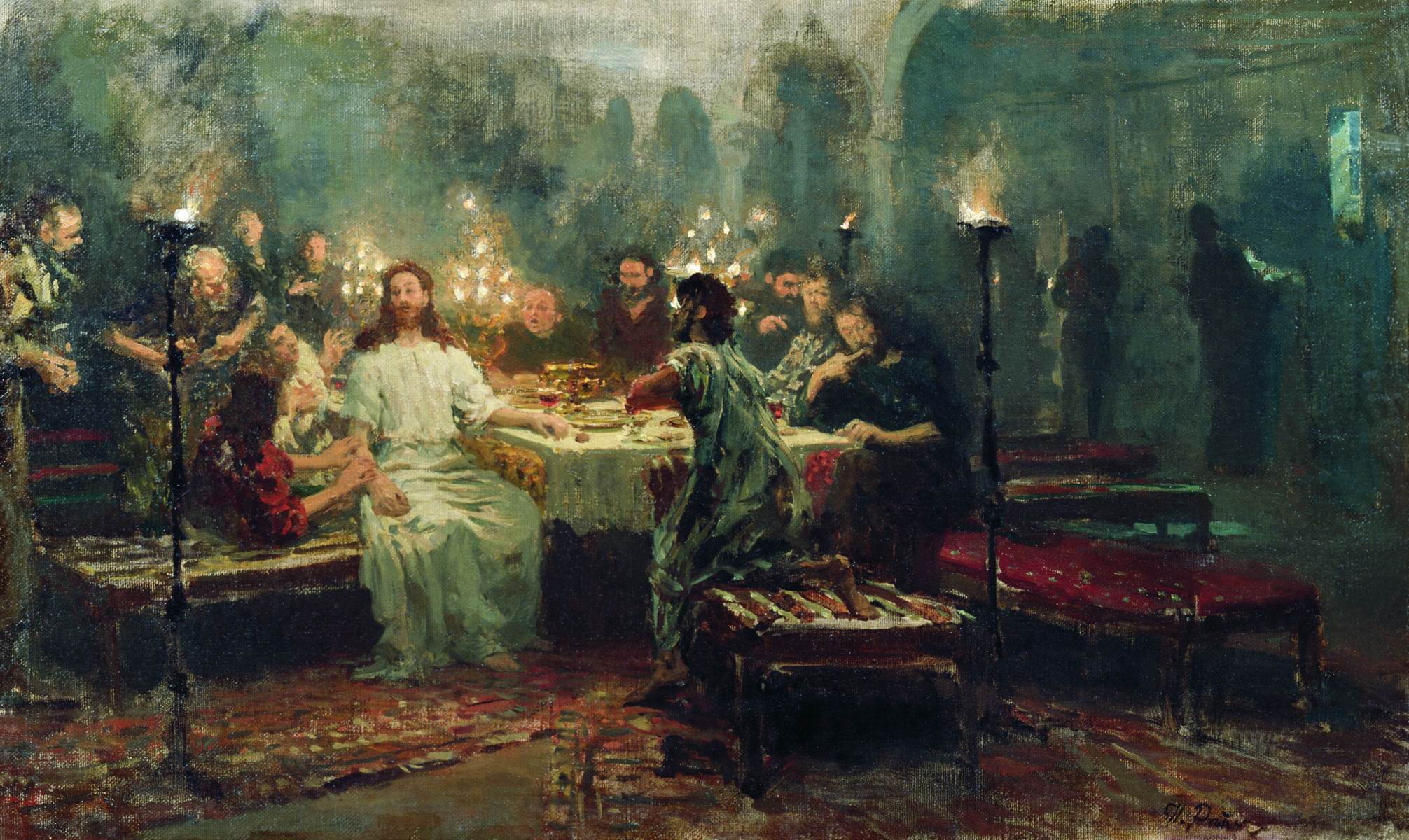 Репин И.. Тайная вечеря. 1903