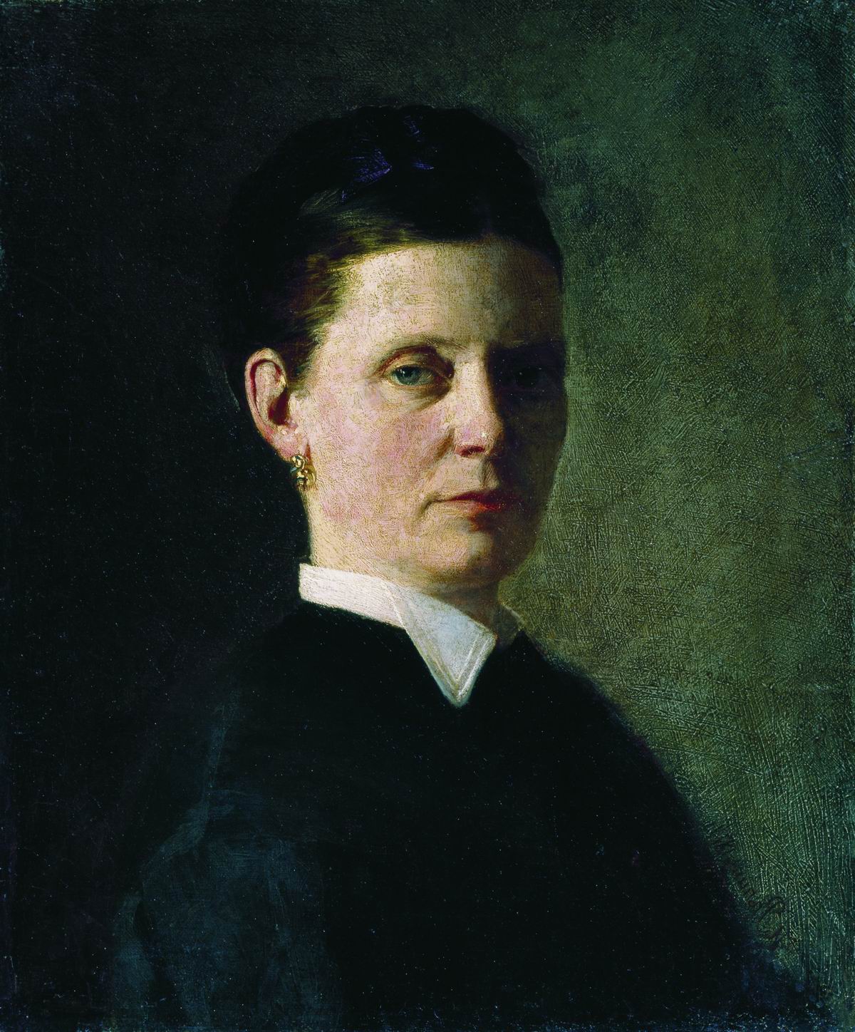 Репин И.. Женский портрет. 1874
