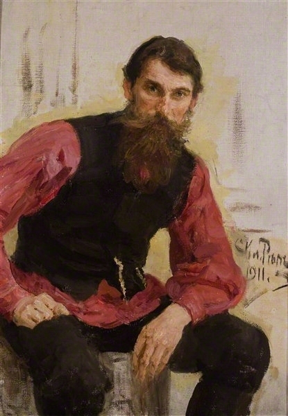 Репин И.. Поприщин (герой новеллы Н.В. Гоголя). 1882
