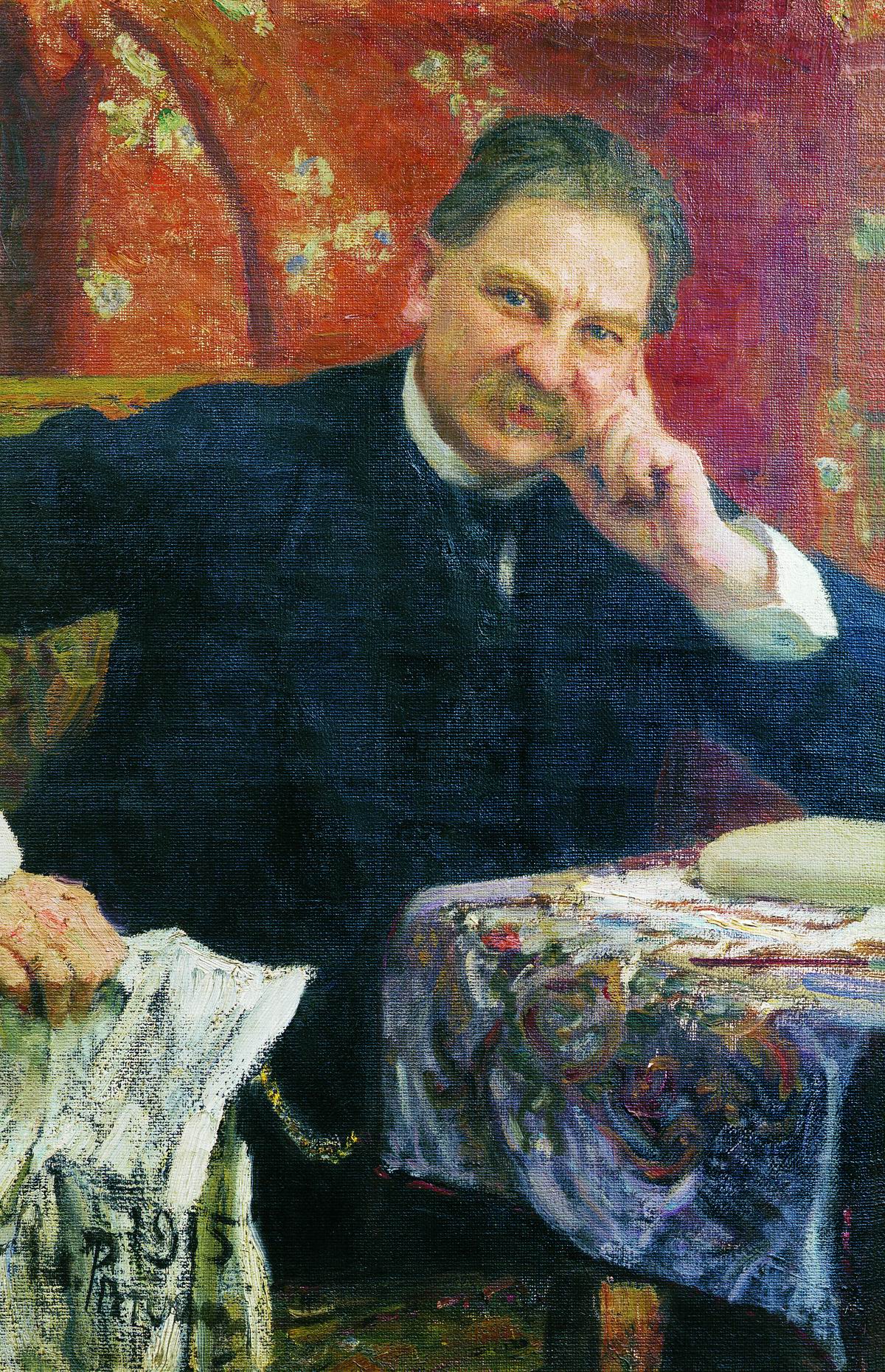 Репин И.. Портрет Я.М.Венгерова. 1915