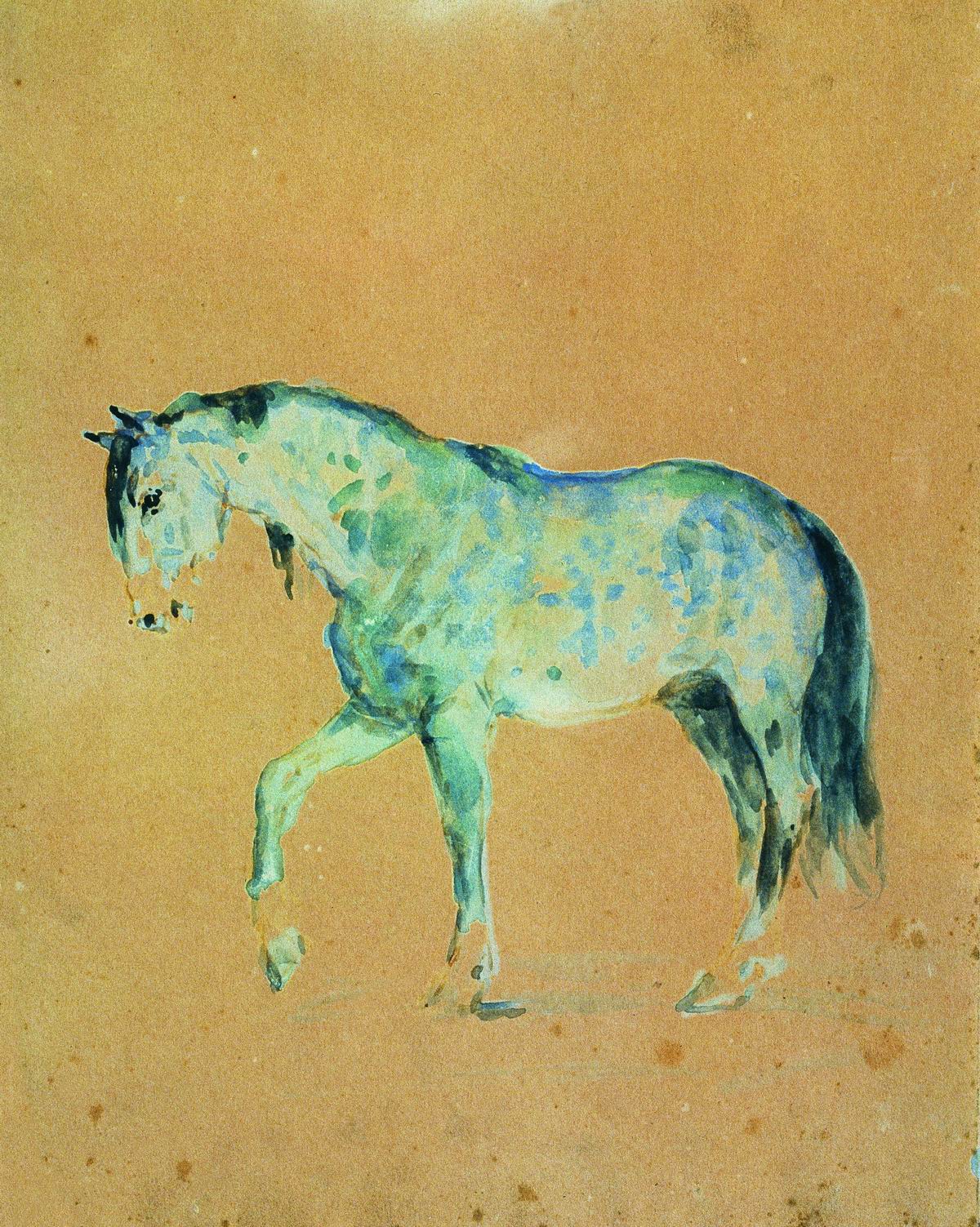 Репин И.. Лошадь