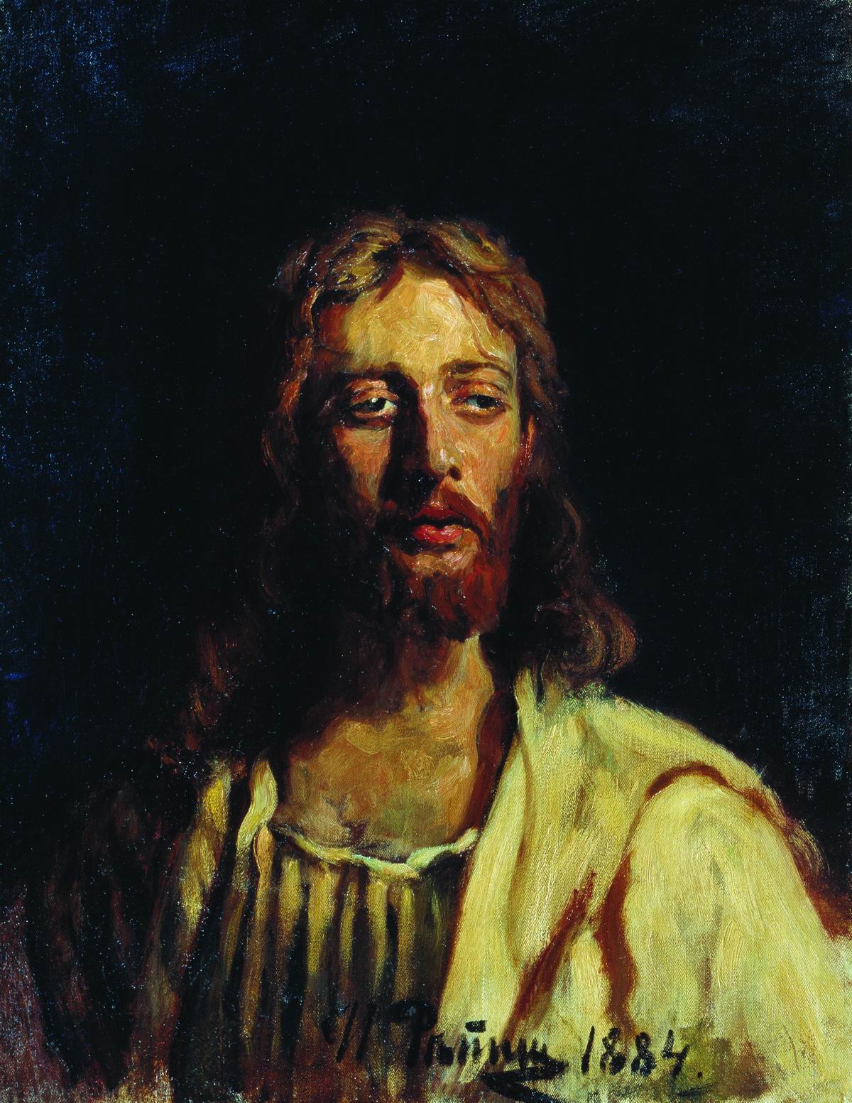 Репин И.. Христос. 1884