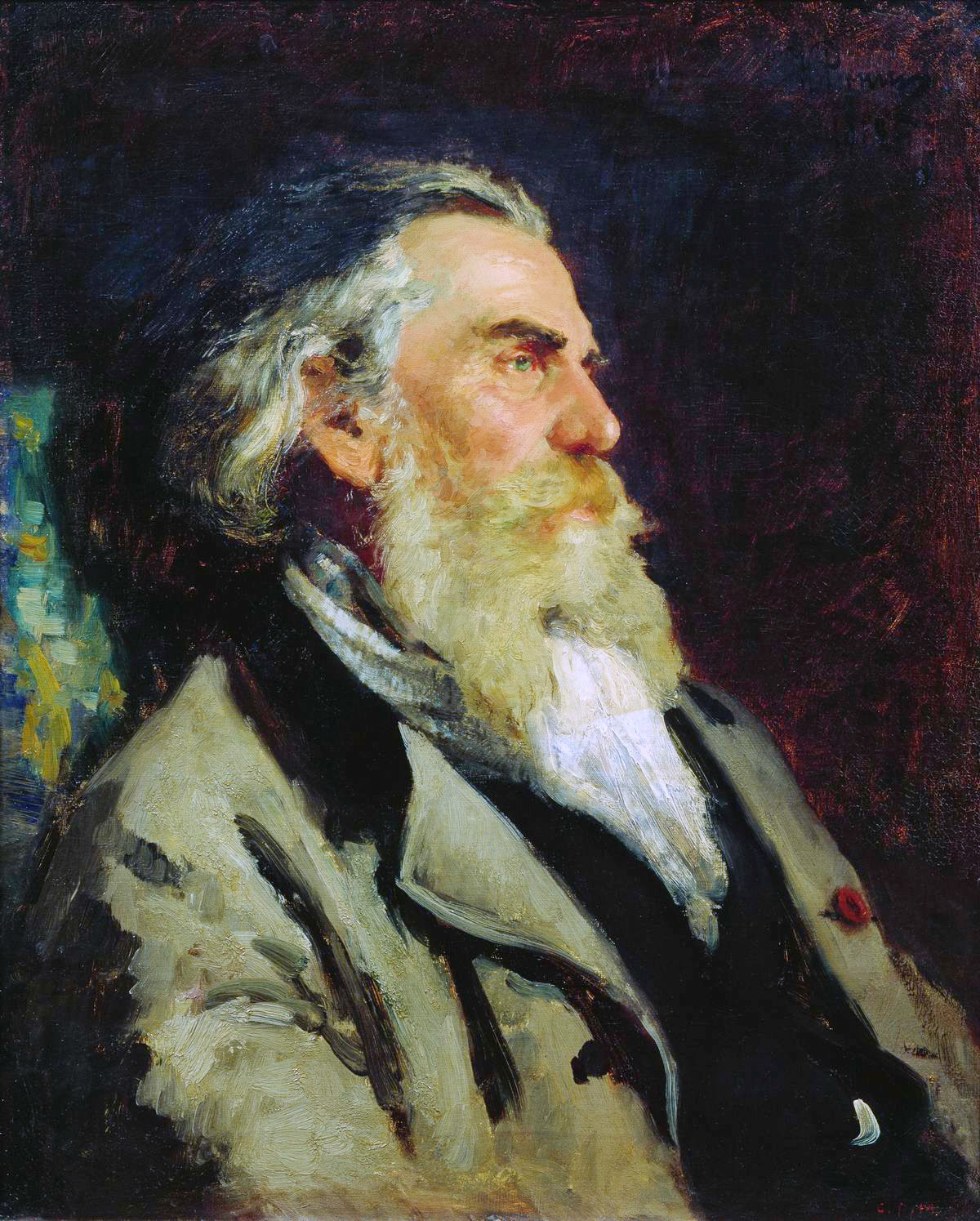 Репин И.. Портрет А.П.Боголюбова. 1882