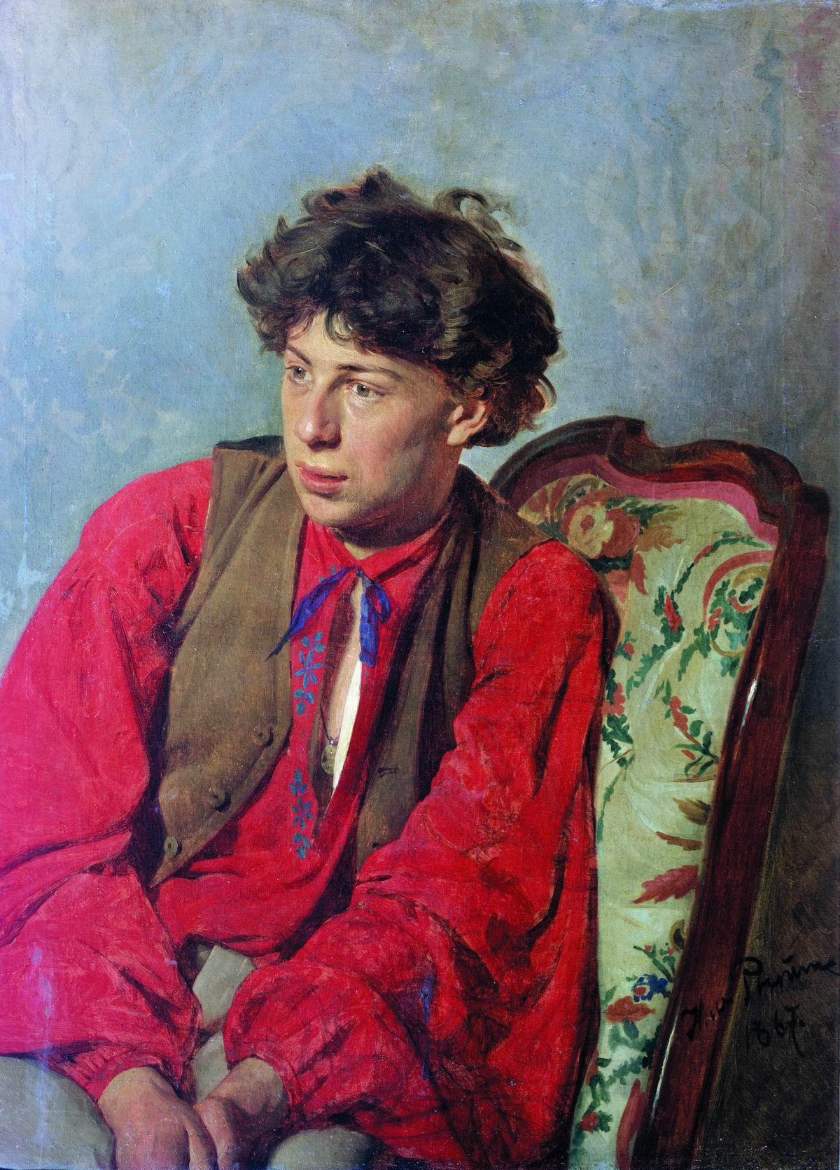 Репин И.. Портрет В.Е.Репина, брата художника. 1867