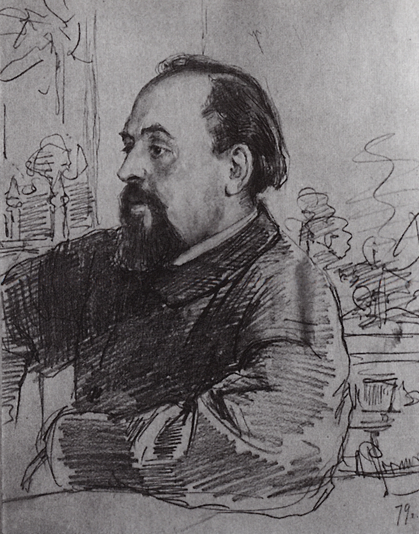 Репин И.. Портрет С.И.Мамонтова. 1879