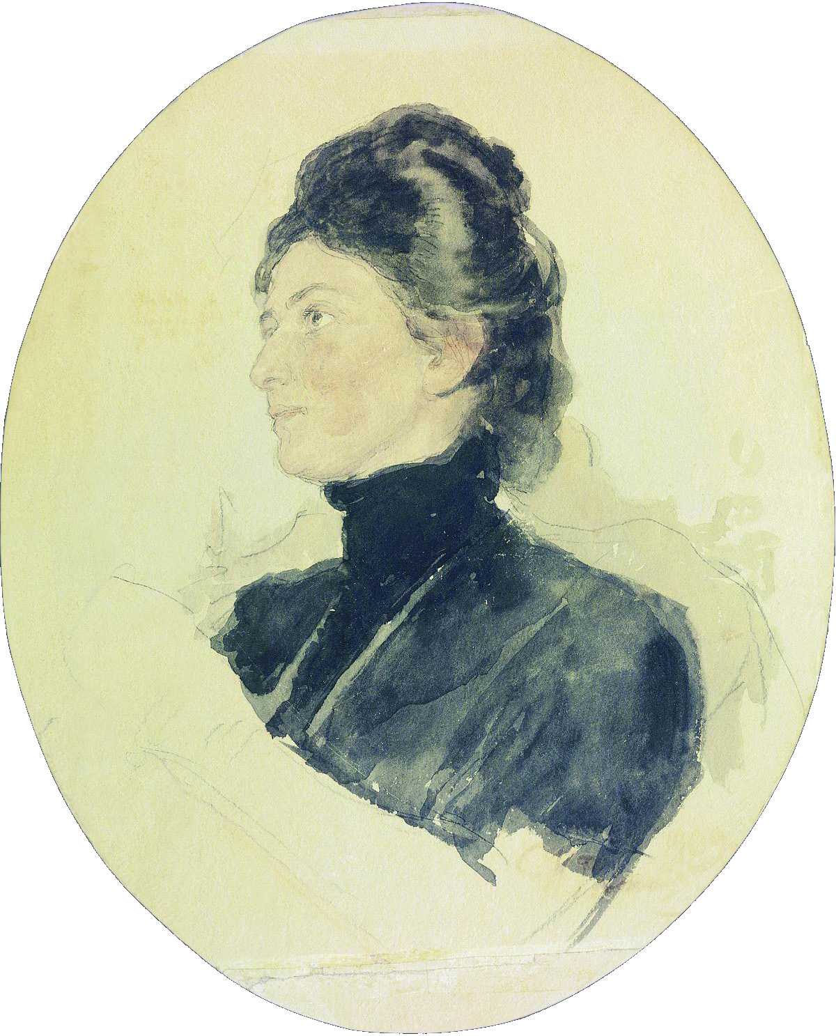 Репин И.. Портрет Марии Борисовны Чуковской. 1909