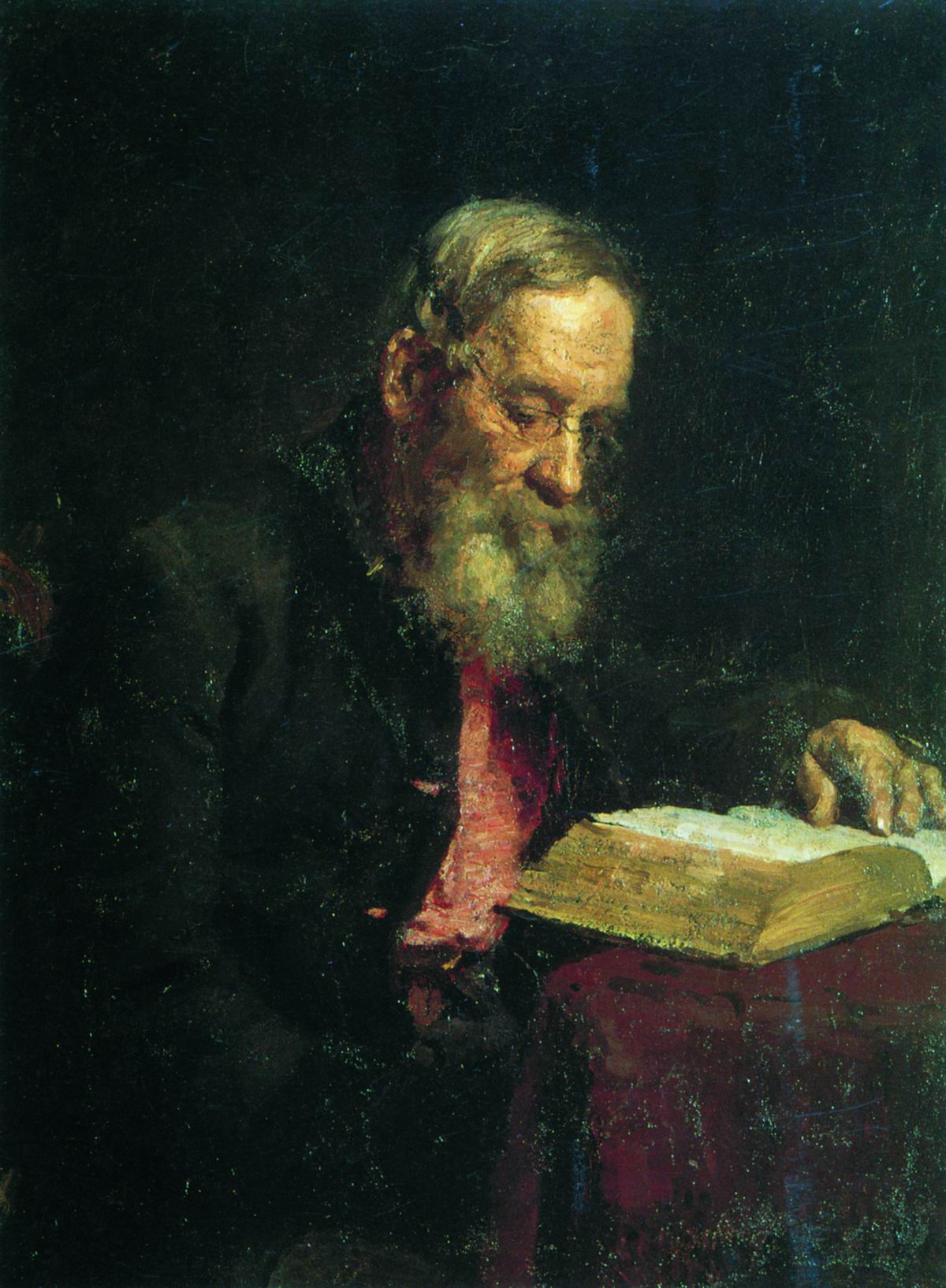 Репин И.. Портрет отца художника Е.В.Репина. 1879